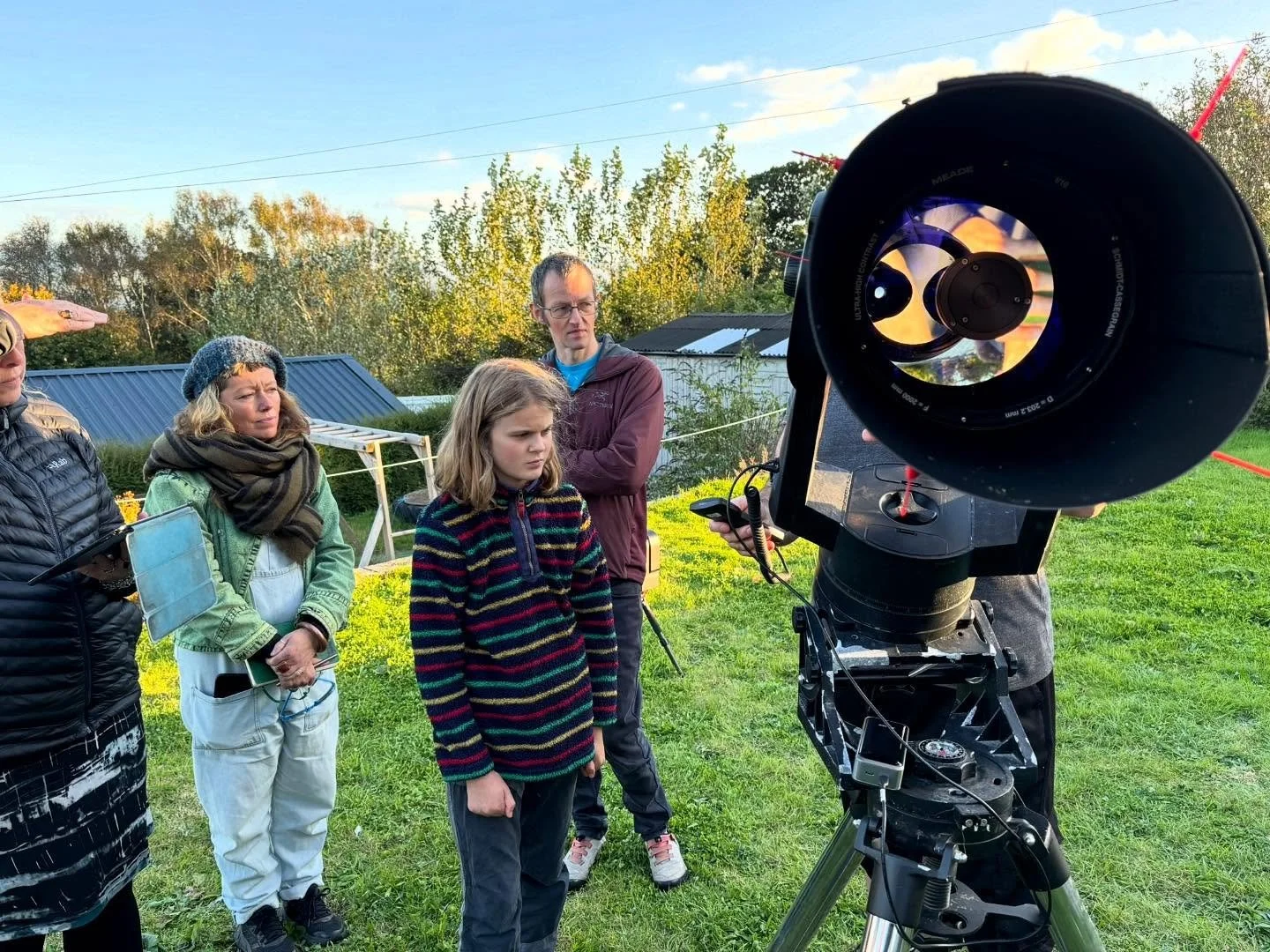 Our first cohort of ‘Scope Hosts’ visited our Community Observatory last month to begin their training. They learned how to use all of our telescopes and together we discussed methods and activities that we could use to bring guests close