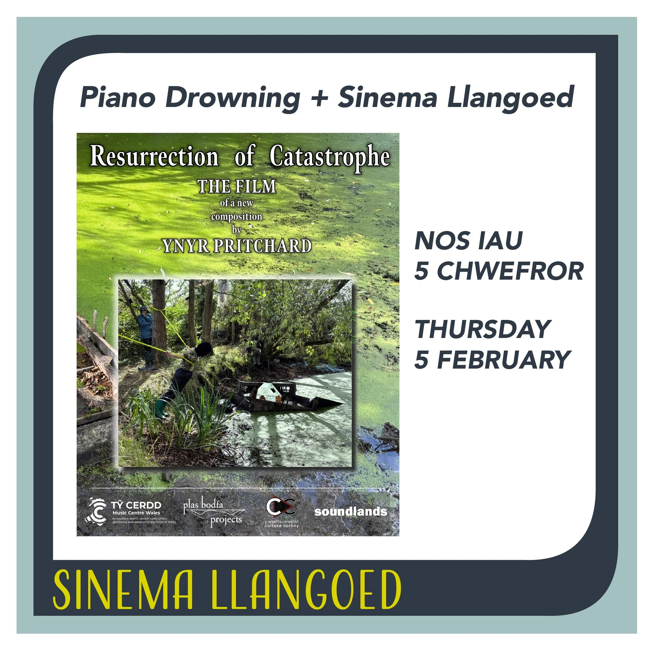 Piano Drowning at Sinema Llangoed