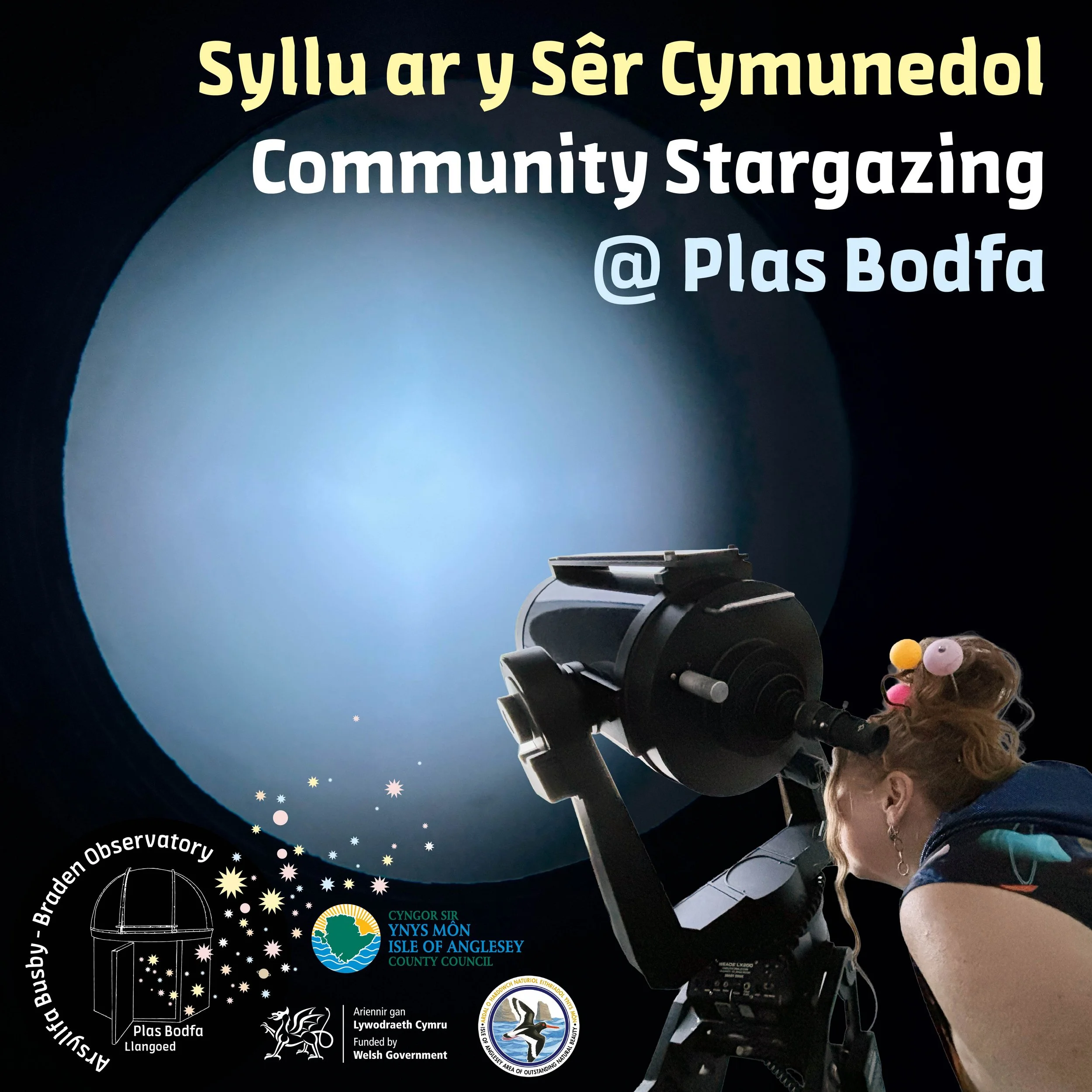 Syllu ar y Sêr yn y Gymuned