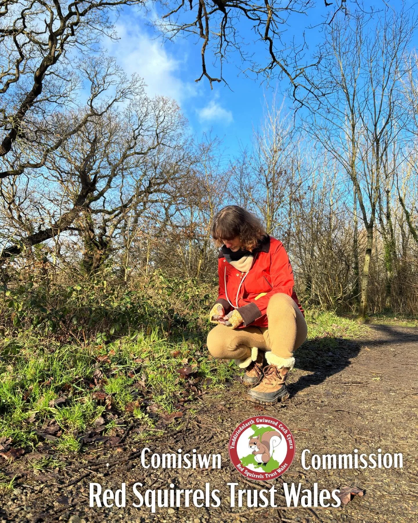 Llongyfarchiadau Angharad Ffion Martin!
We are thrilled to announce Angharad as the recipient of the Red Squirrels Trust Wales Commission and Microresidency. @pwca_pren 

She will be learning about the complex and intertwined ecosystems of our most l