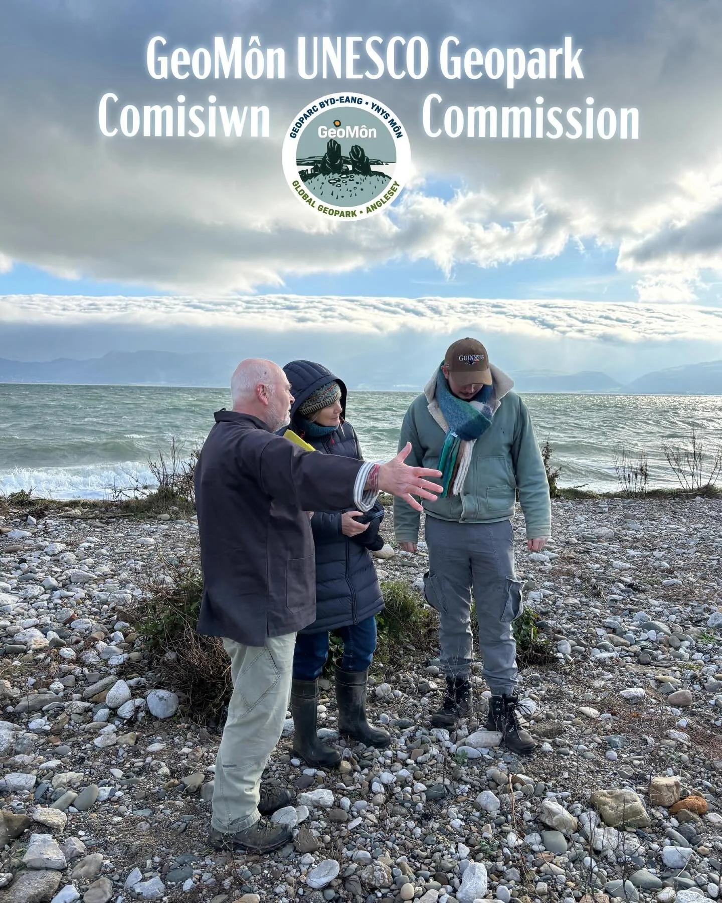 Llongyfarchiadau Mai Thomas!
We are thrilled to announce Mai as the recipient of one of two GeoM&ocirc;n UNESCO Geopark Commission and Microresidencies. 

Mai will be spending time with the erratics of Lleniog Beach, learning their origin stories and