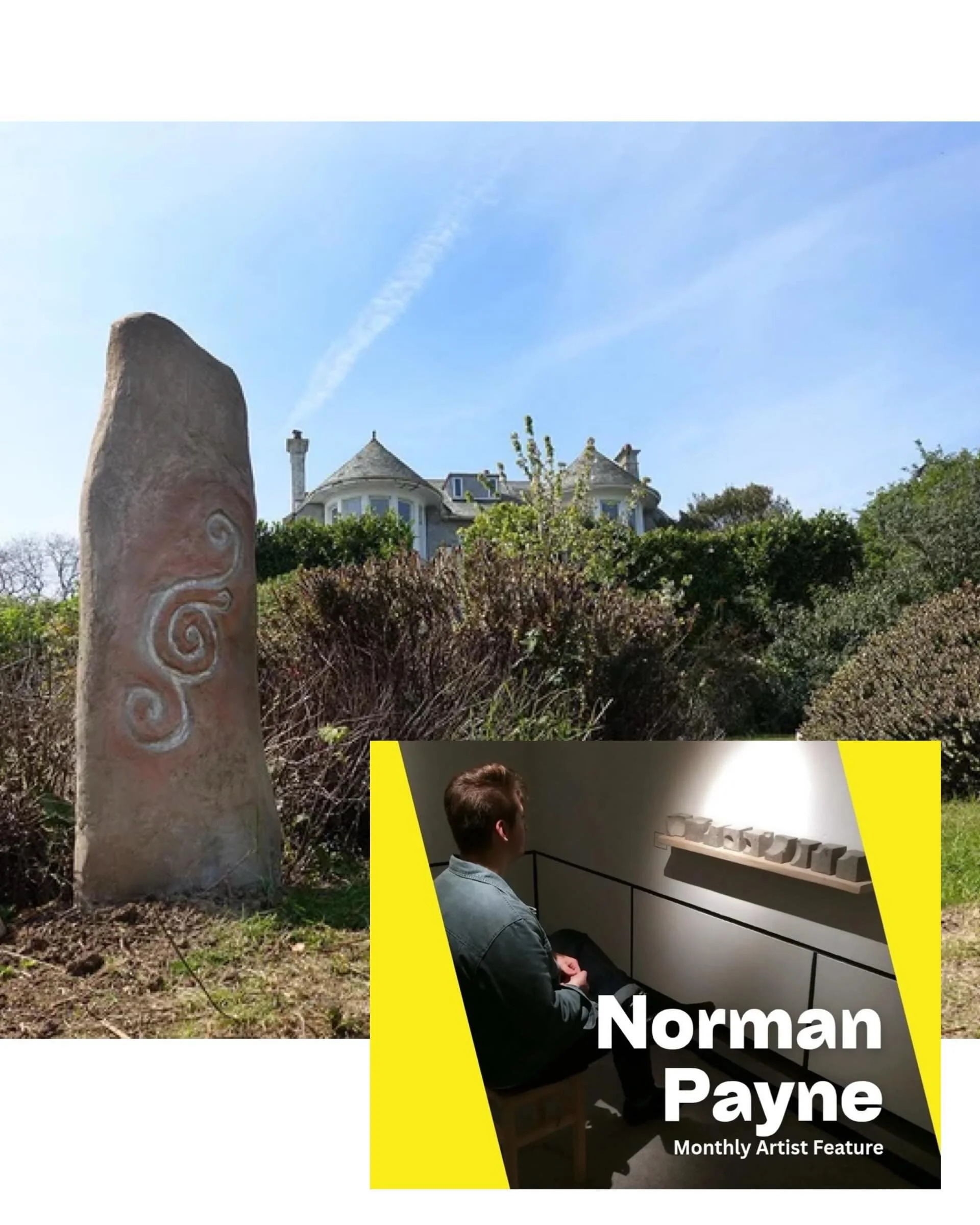 Llongyfarchiadau Norman on your recent feature in @cvannw. Wonderful to revisit your installation in the sunken garden way back in 2022 :) read on&hellip;..

Every month we feature the work of a North West based artist. This month it is Norman Payne 