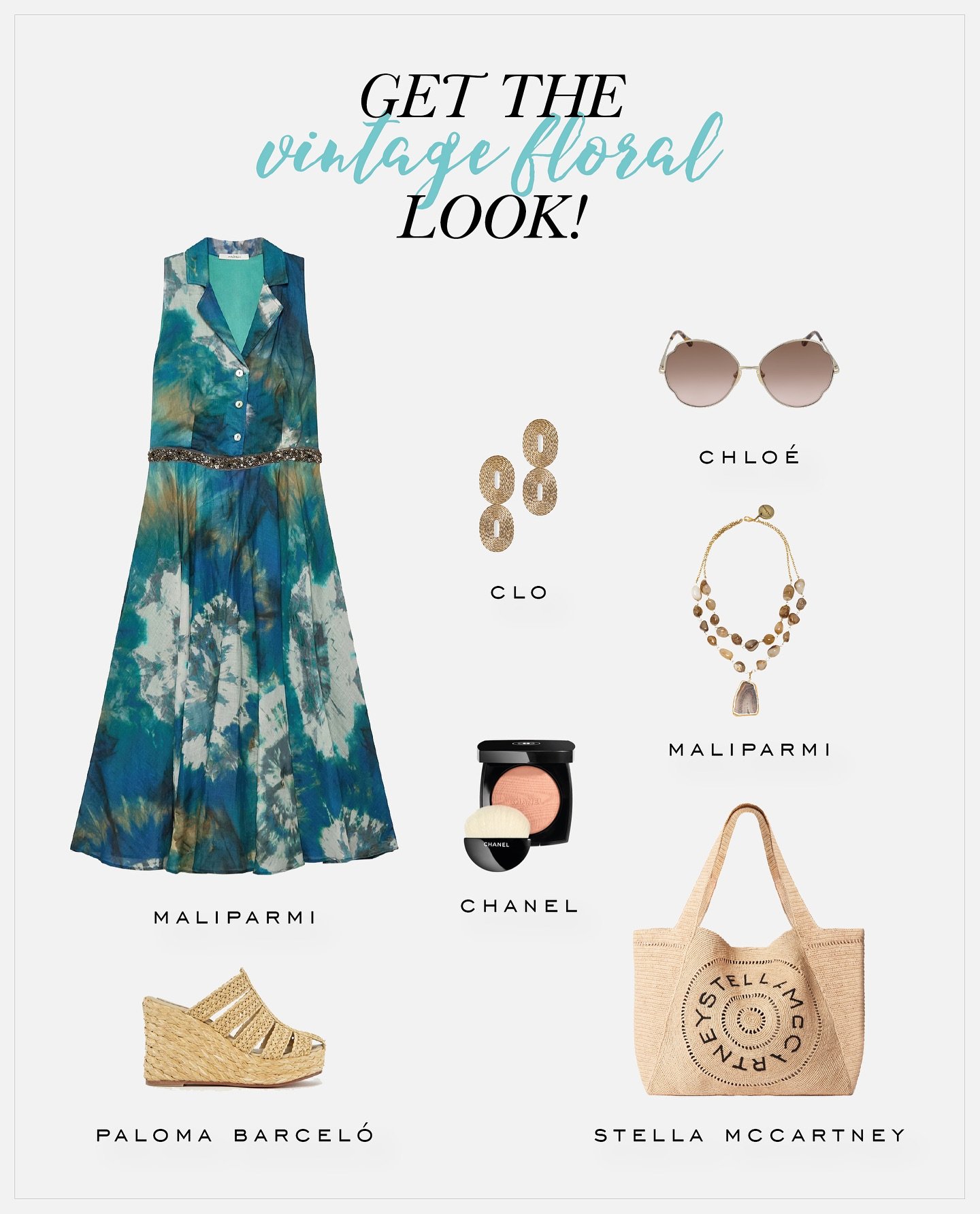 Trend of the Week: Blooming with retro charm&nbsp;🌺
&nbsp;Floral prints, muted tones, and nostalgic vibes that bring vintage florals back into full bloom. 💐🌸🤍

What would you wear this look to? 

DM to get your Maliparmi Dress! 👗 

__

#fashionl