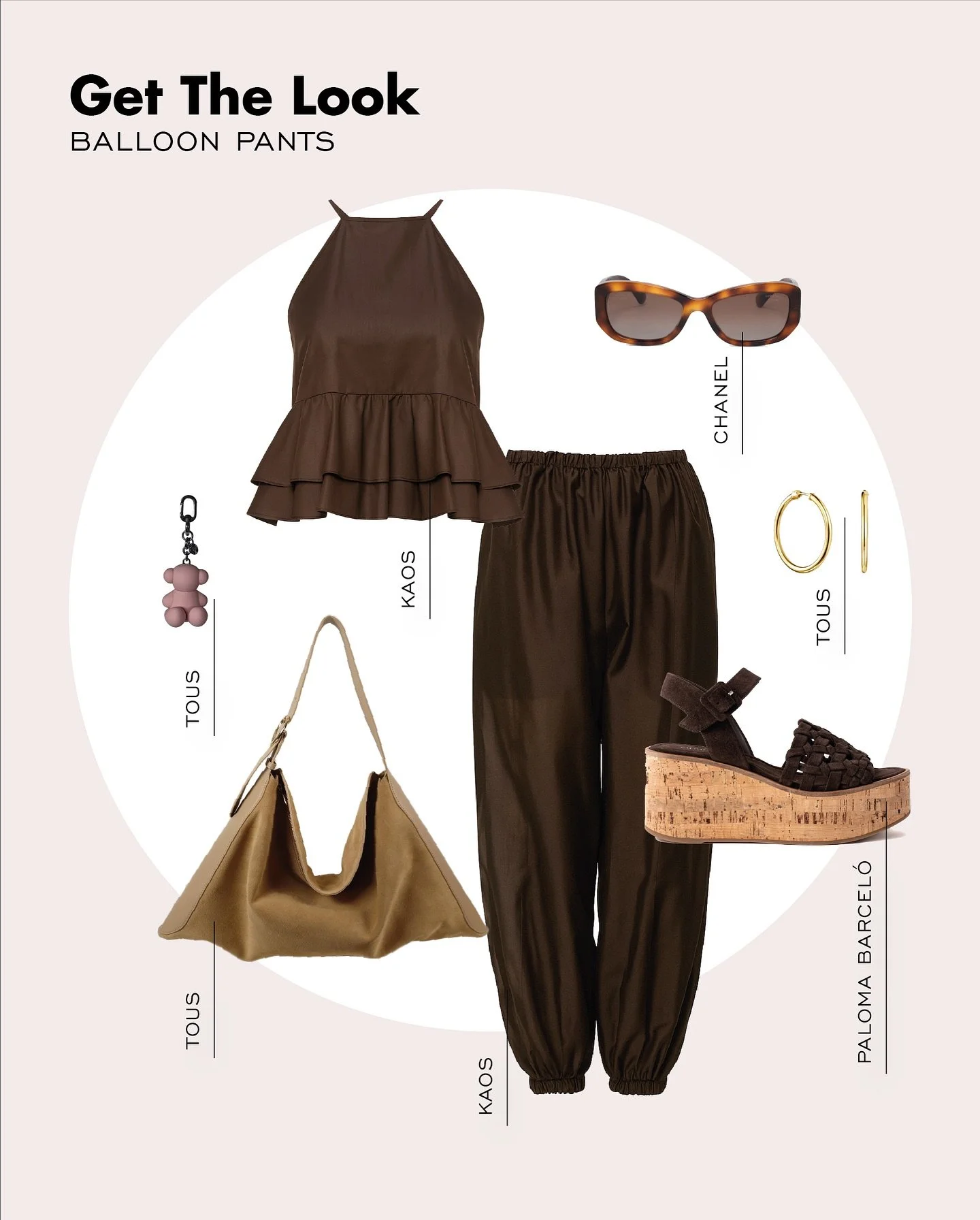 What if I told you&hellip; balloon pants are going to be everywhere in Spring/Summer 2026? Have you pre-ordered yours yet?
🤎Now imagine this: three trends in one set &mdash; sheer details, chocolate brown, and balloon pants. If there&rsquo;s one loo