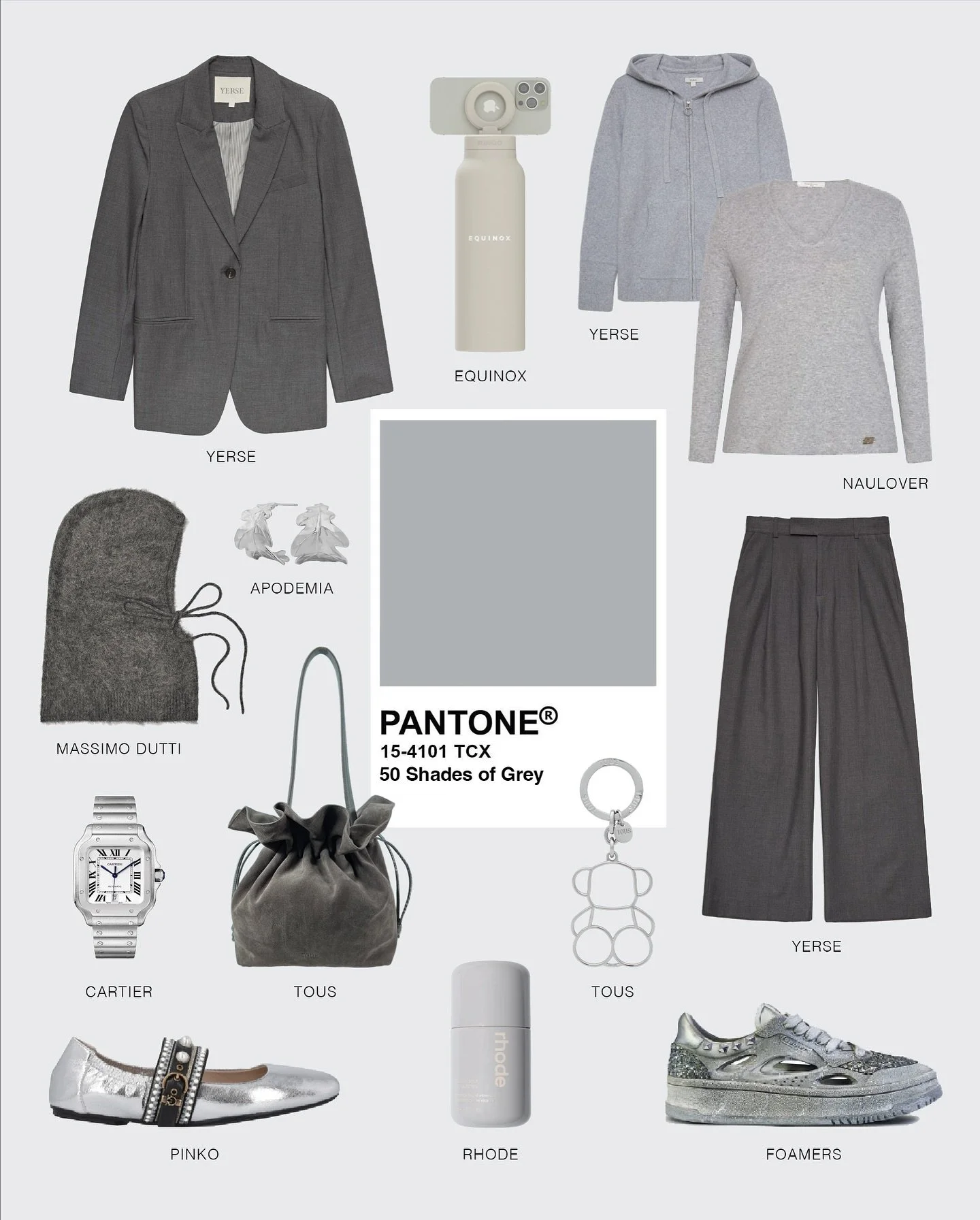 50 Shades of Grey ✨ Grey is the new beige this season &mdash; from soft dove tones to deep charcoal. Pair it with metallics for that extra touch of shine.
DM us now for any of these items!
💬 Leave a comment: Are you more of a Pinko ballerina or a gl