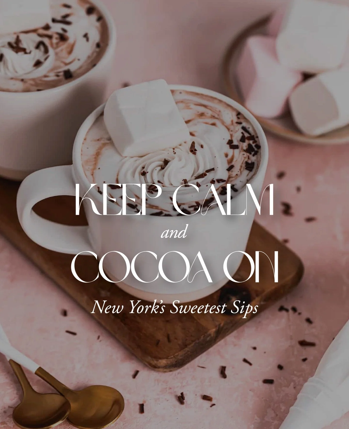 🍫 Most Delicious Hot Chocolate in NYC ✨
Warm up with the city&rsquo;s most indulgent sips &mdash; cozy and perfect for winter strolls:
&bull; City Bakery &mdash; rich, frothy, and iconic &bull; MarieBelle &mdash; sip it slowly, this isn&rsquo;t your