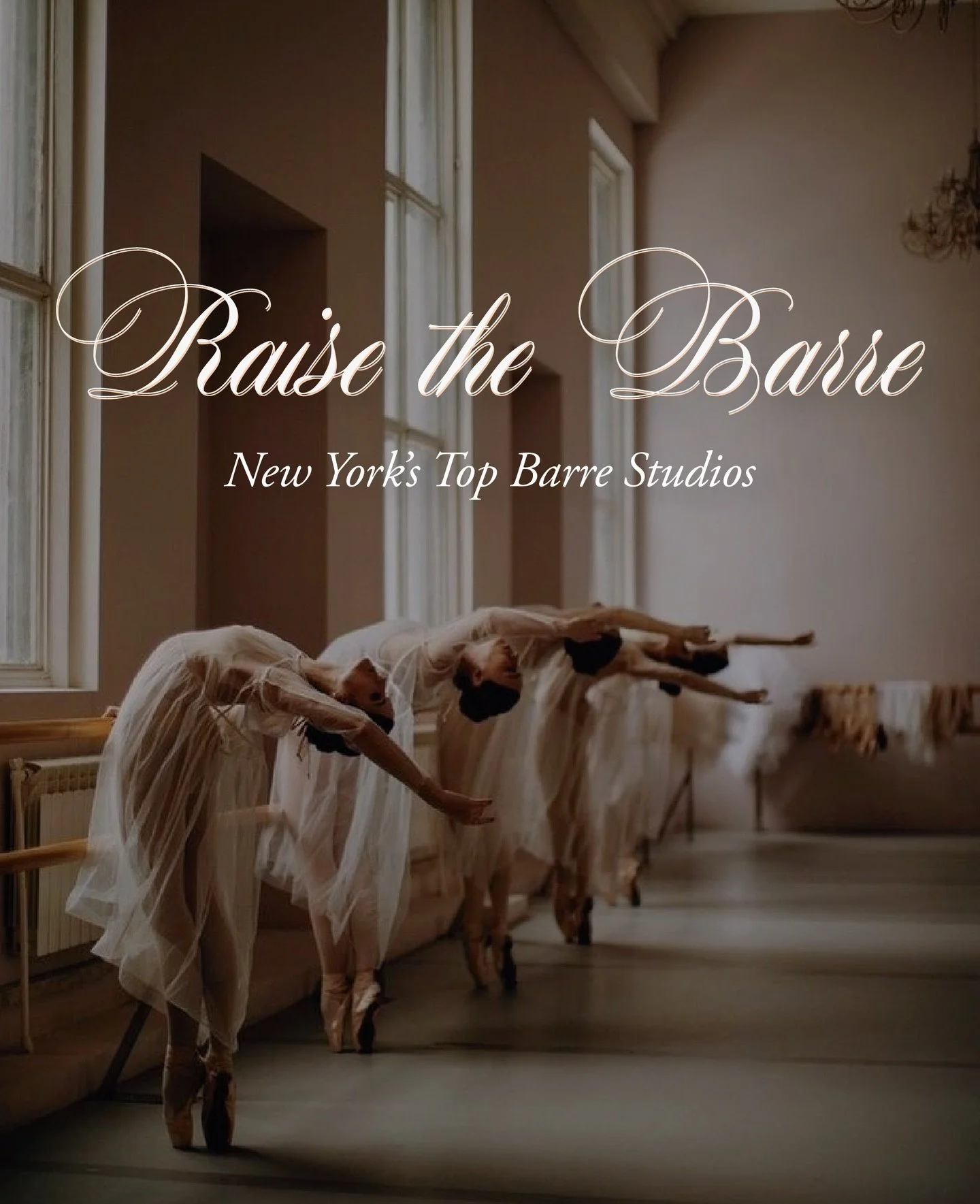 🩰 In a city that never stops pulsing, New York&rsquo;s barre scene has mastered the art of sculpting poise through precision.

-Physique 57 reigns as the uptown icon&mdash;its signature intervals and thigh-shaking sequences beloved by editors and in