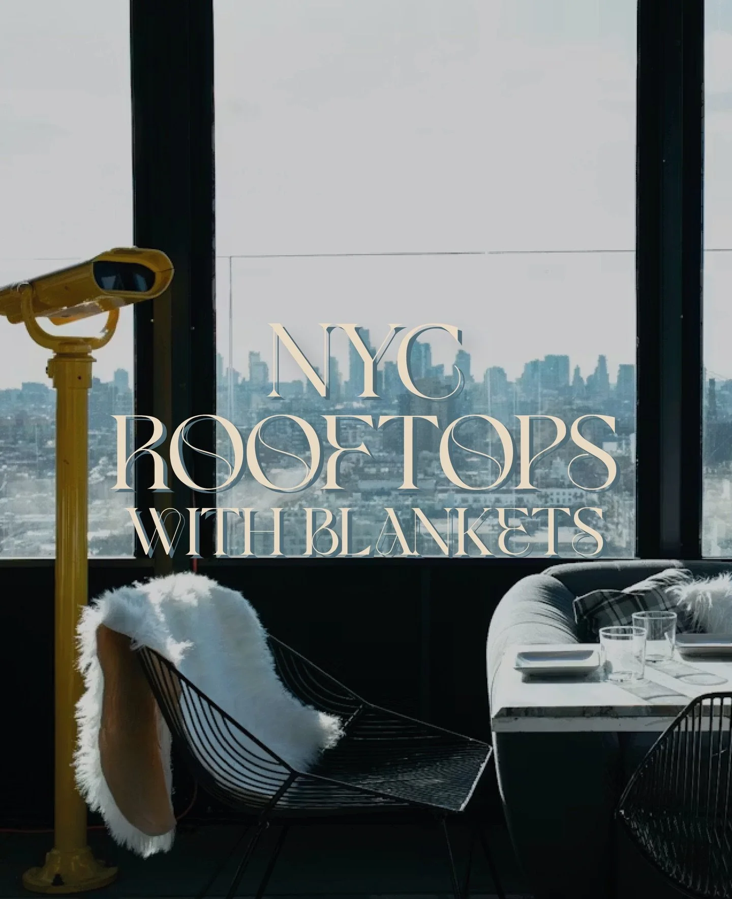 Cold weather doesn&rsquo;t cancel plans in NYC, it just makes them cozier 🧣❄️ These rooftops have heaters, blankets and skyline views so you can enjoy winter in style. Which one are you saving first?&nbsp;
Make sure to tag fashionlabagency if you vi