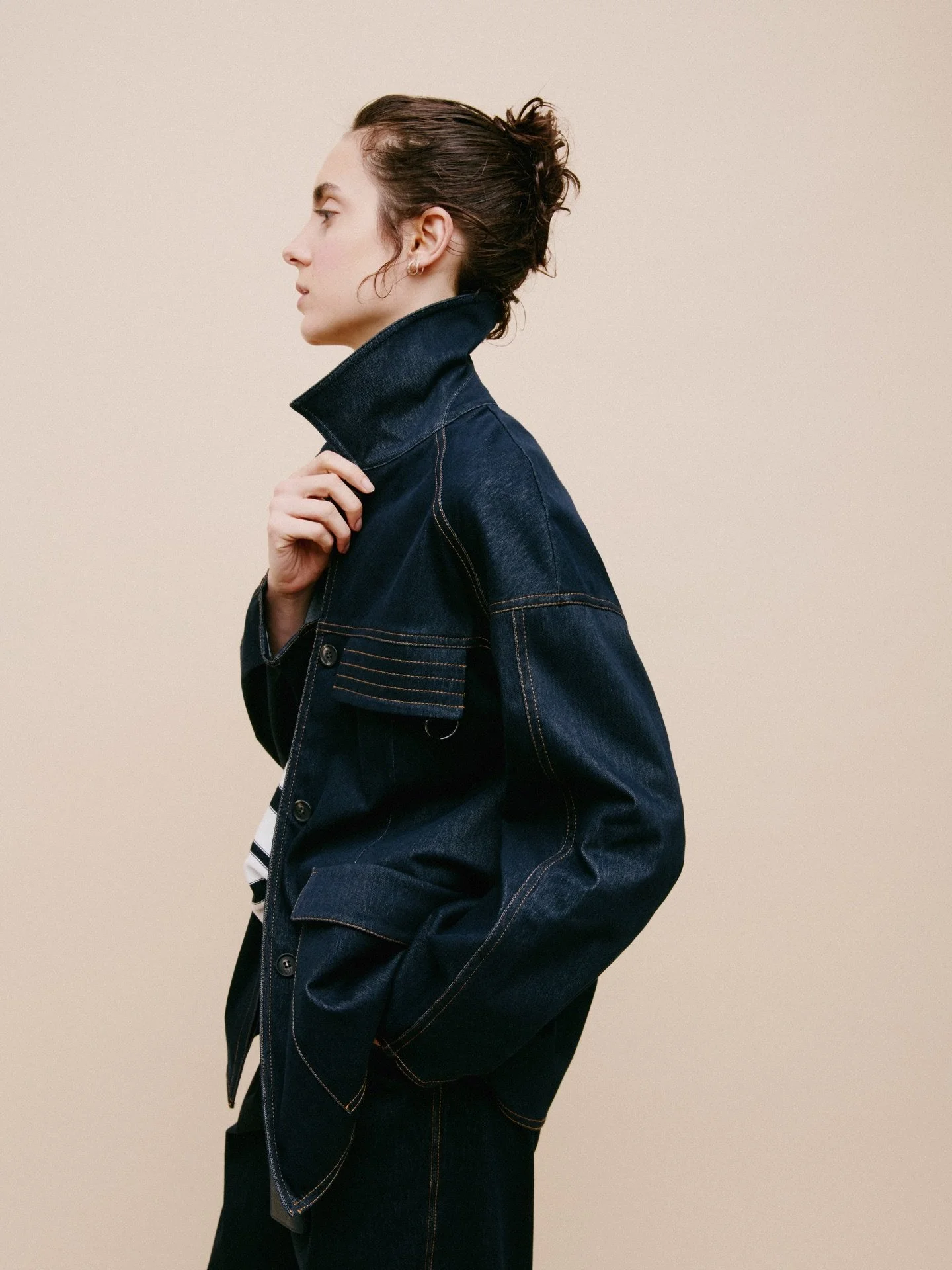 Denim is having its moment this spring&mdash;effortless, versatile, and undeniably chic. From structured silhouettes to fluid tailoring, this timeless fabric is reimagined with a modern twist.

Discover the Italian elegance behind the trend with MM b