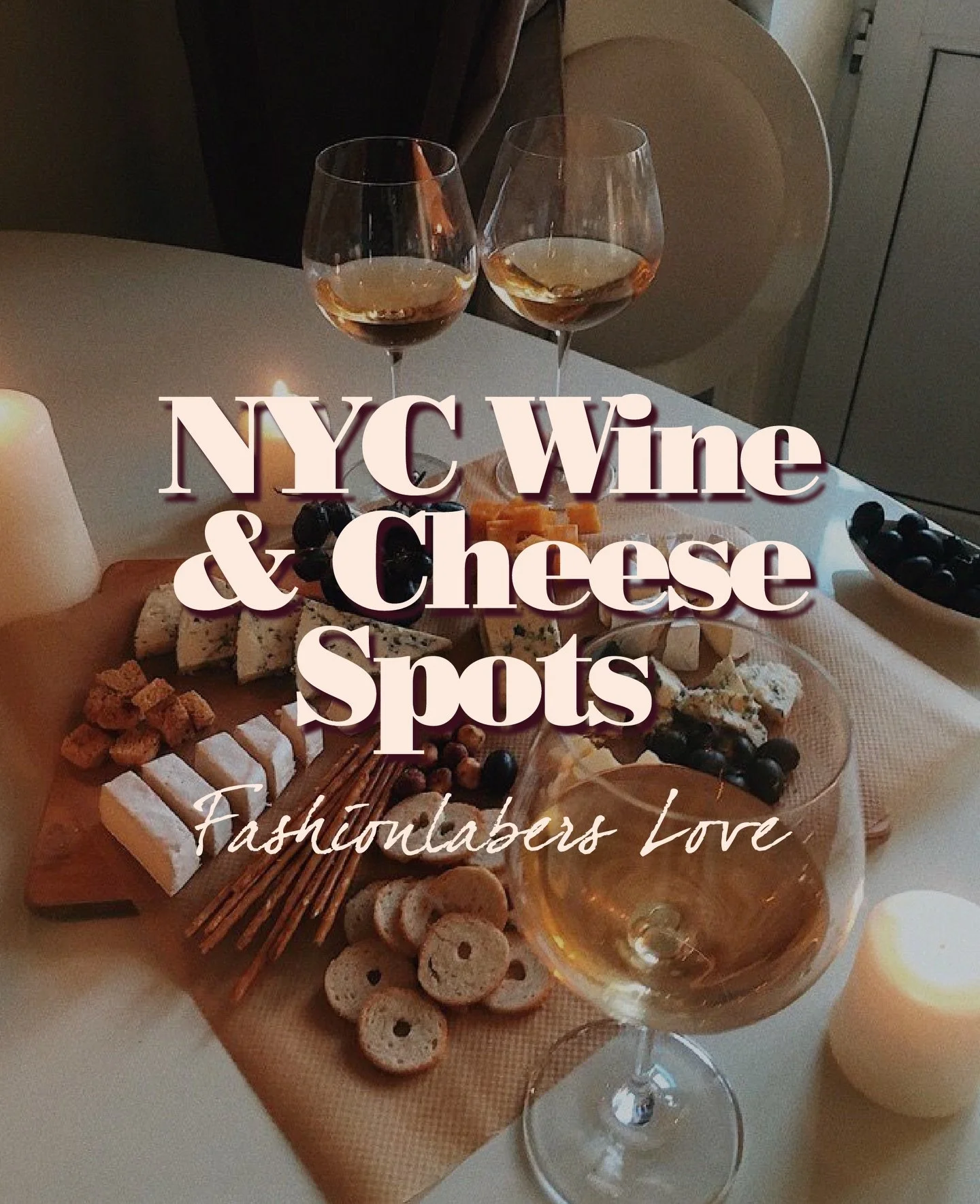 Fashion people love a chic, casual indulgence &mdash; and NYC has plenty of wine &amp; cheese spots perfect for post-market meals ,client meetings or catching up with a friend 🍷🧀
Bubby&rsquo;s (Tribeca) &mdash; book ahead Murray&rsquo;s Cheese (Che