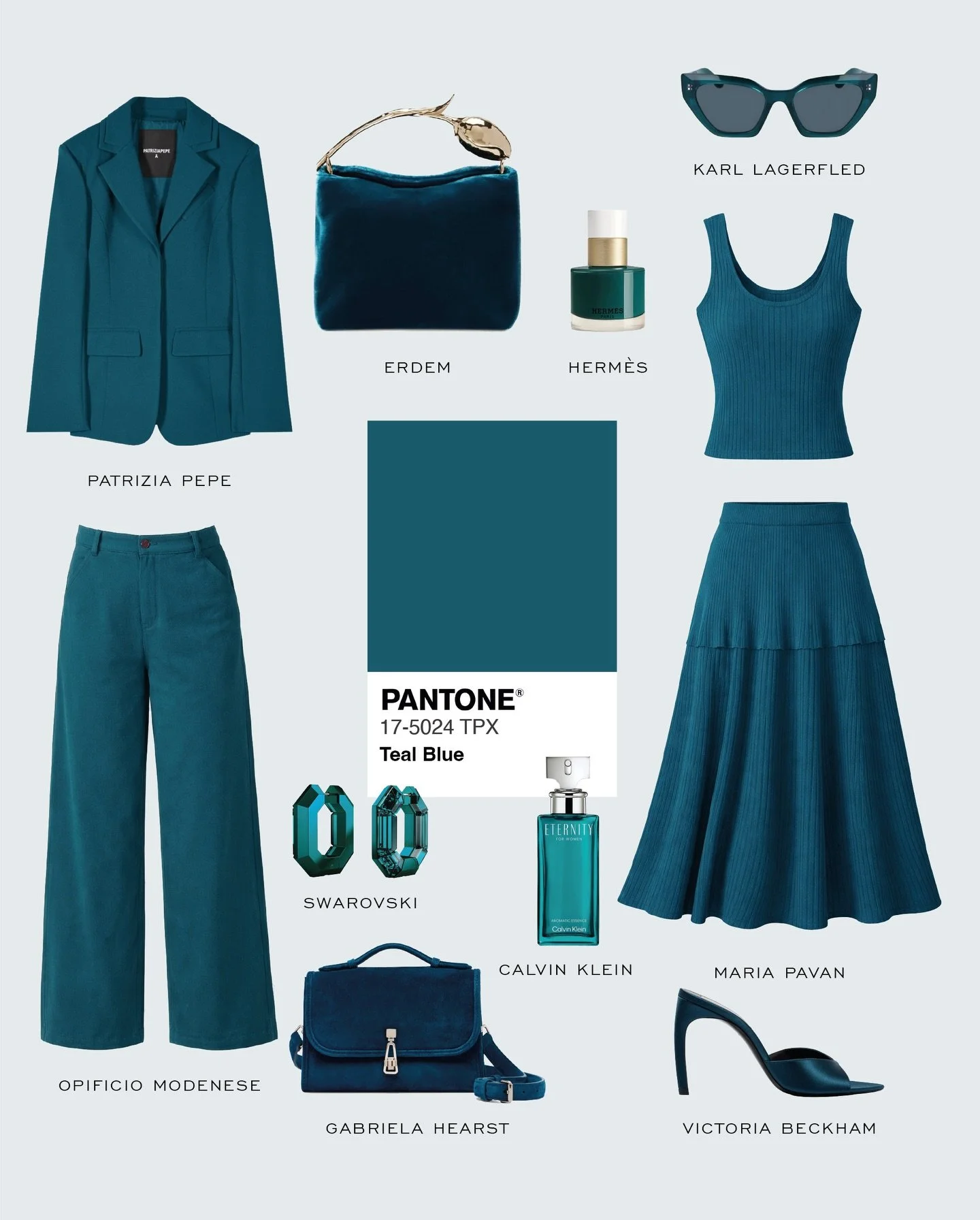 Teal blue takes the spotlight this season!
These monochromatic look ideas are some of the most stylish ways to wear the trend, as seen in pieces by Opificio Modenese and Maria Pavan.
Let us know what are your&nbsp;thoughts on this shade!&nbsp;
Would 