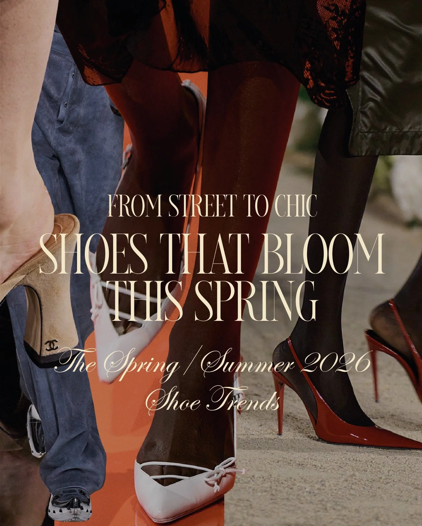 SS26 footwear is bringing all the fun this season &mdash; from slim sneakers and animal print to ballet flats, glove heels, and satin shoes, the new mood is playful, polished, and full of personality.
So, which trend are you joining? Ours has to be t