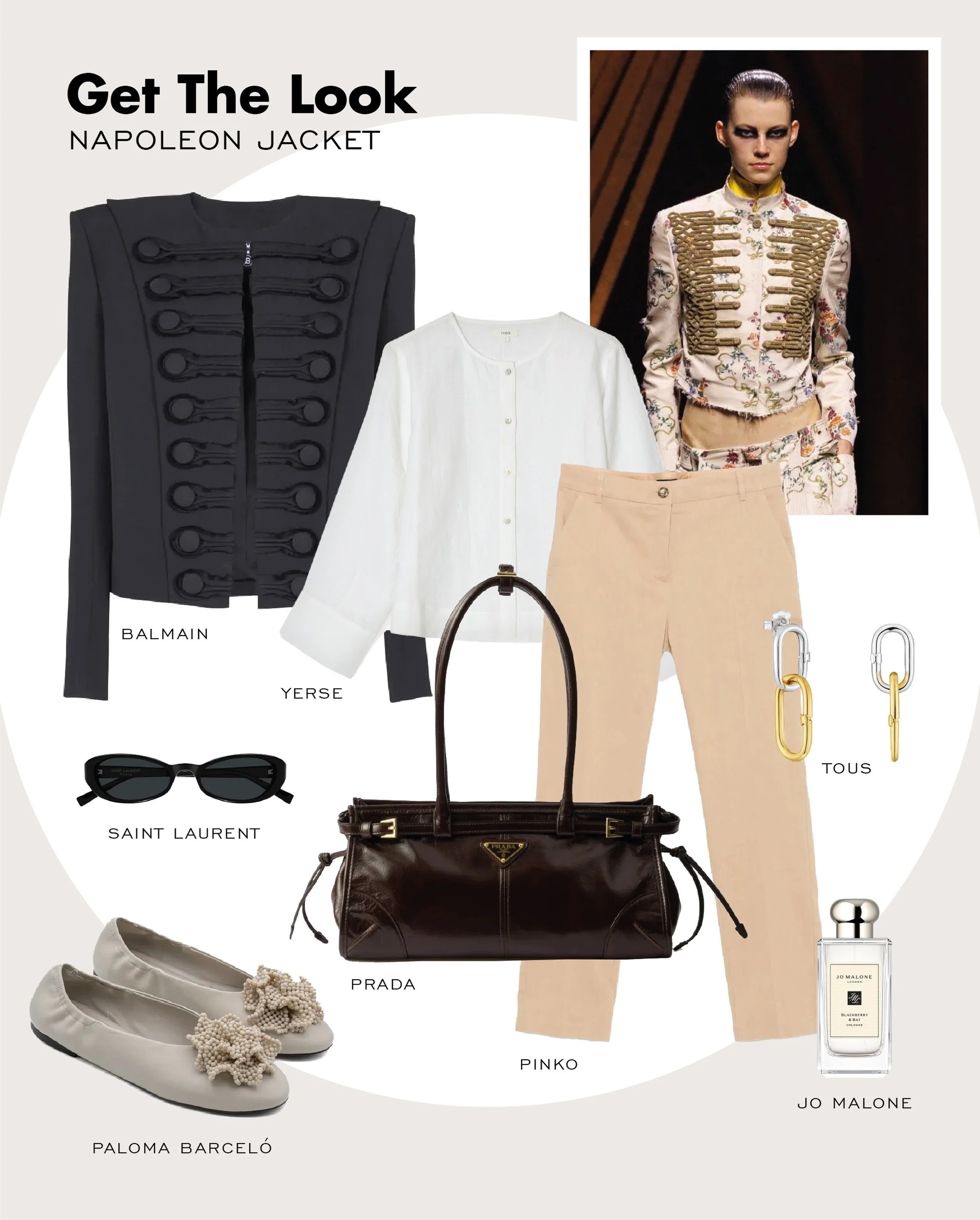 The Napoleonic jacket is stepping off the runway and into the city &mdash; dramatic, polished, and impossible to ignore.
Still wondering how to style it? Here&rsquo;s an idea!
__

#fashionlab #fashionlabagency #napoleonicjacket #SS26trends