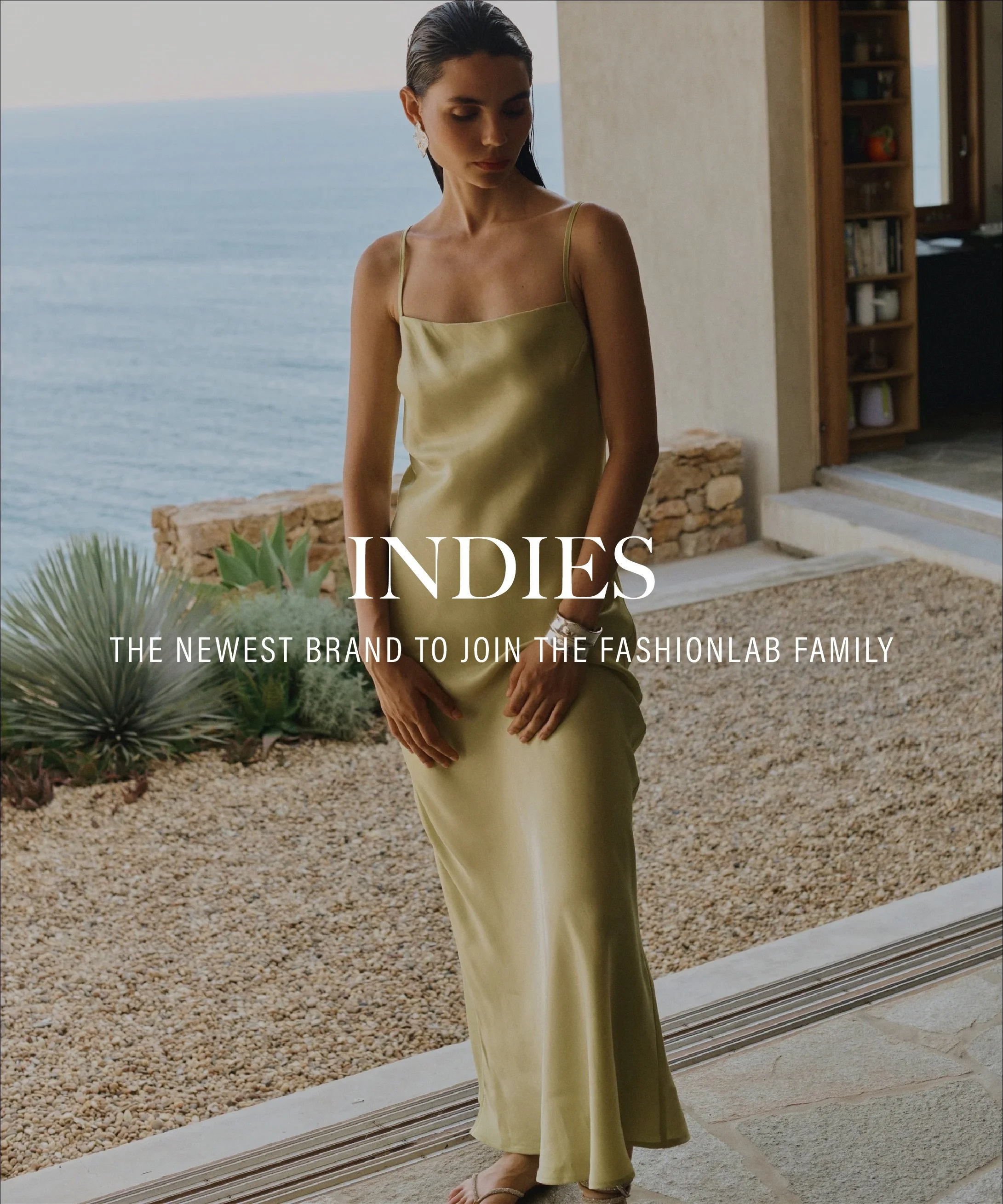 We are excited to introduce INDIES, the newest brand to join the FashionLAB family.
Made in France &mdash; Founded in 1993, INDIES creates a feminine wardrobe inspired by travel, culture, and effortless elegance. The collection combines fluid silhoue