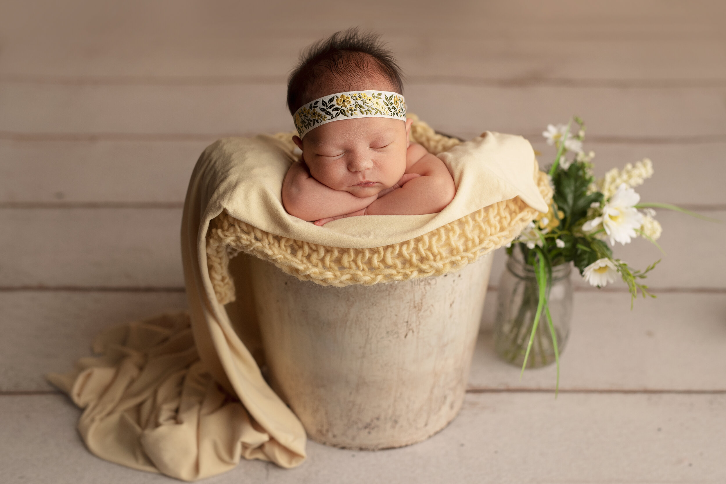 Morgan City Louisiana Newborn rustic baby girl