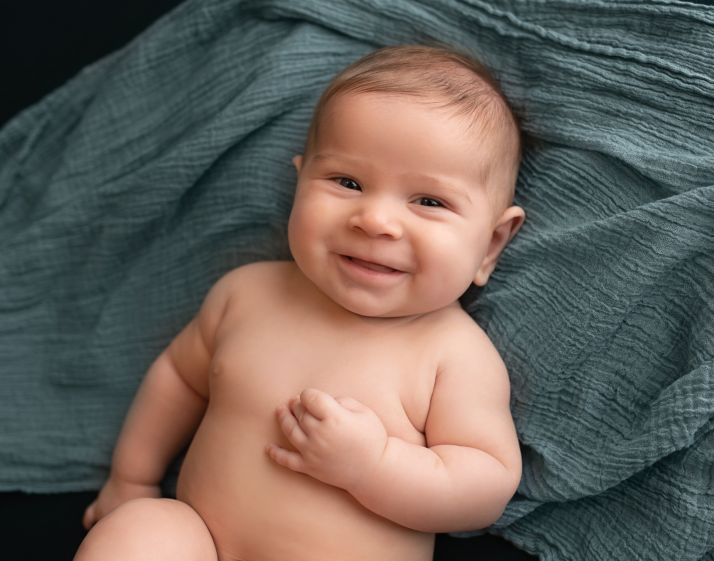 three month baby photo session