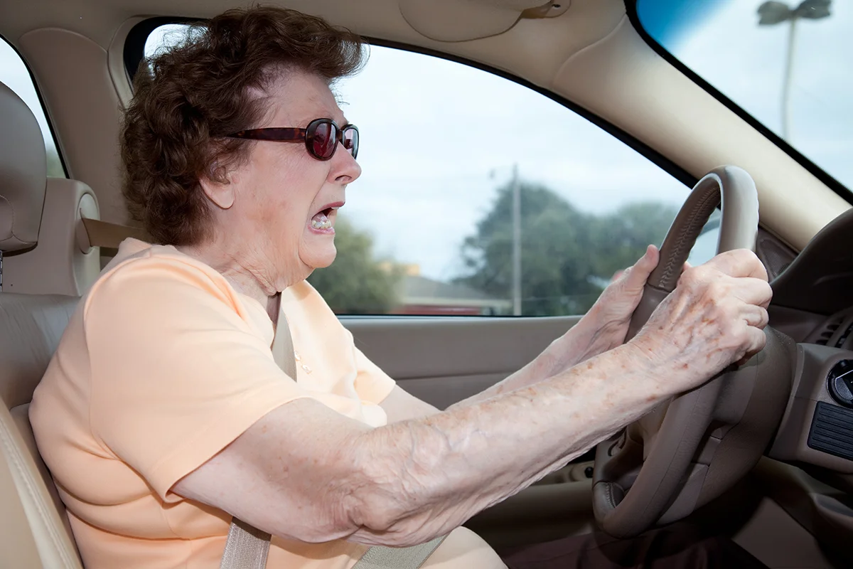 Pre-bombing - Senior Having an Accident