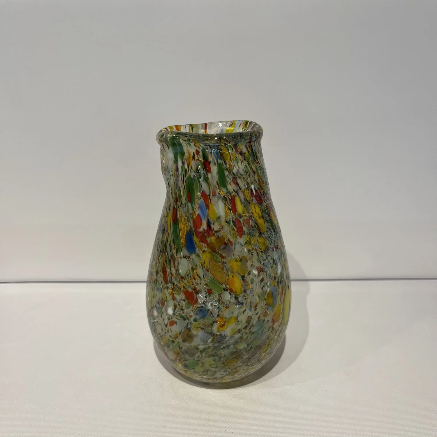 Multi-Colored Speckled Vase