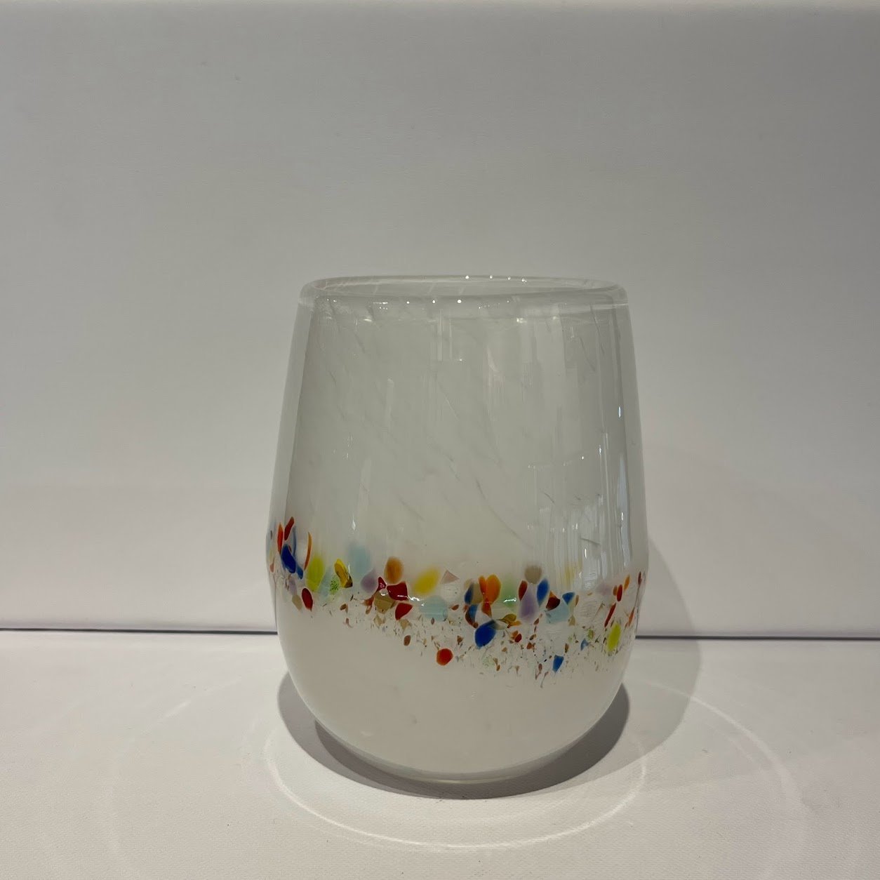 Speckled White Cup