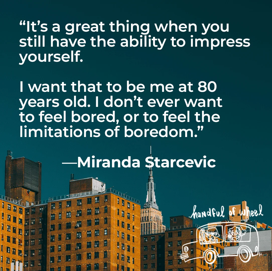 Handful of Wheel — Miranda Starcevic