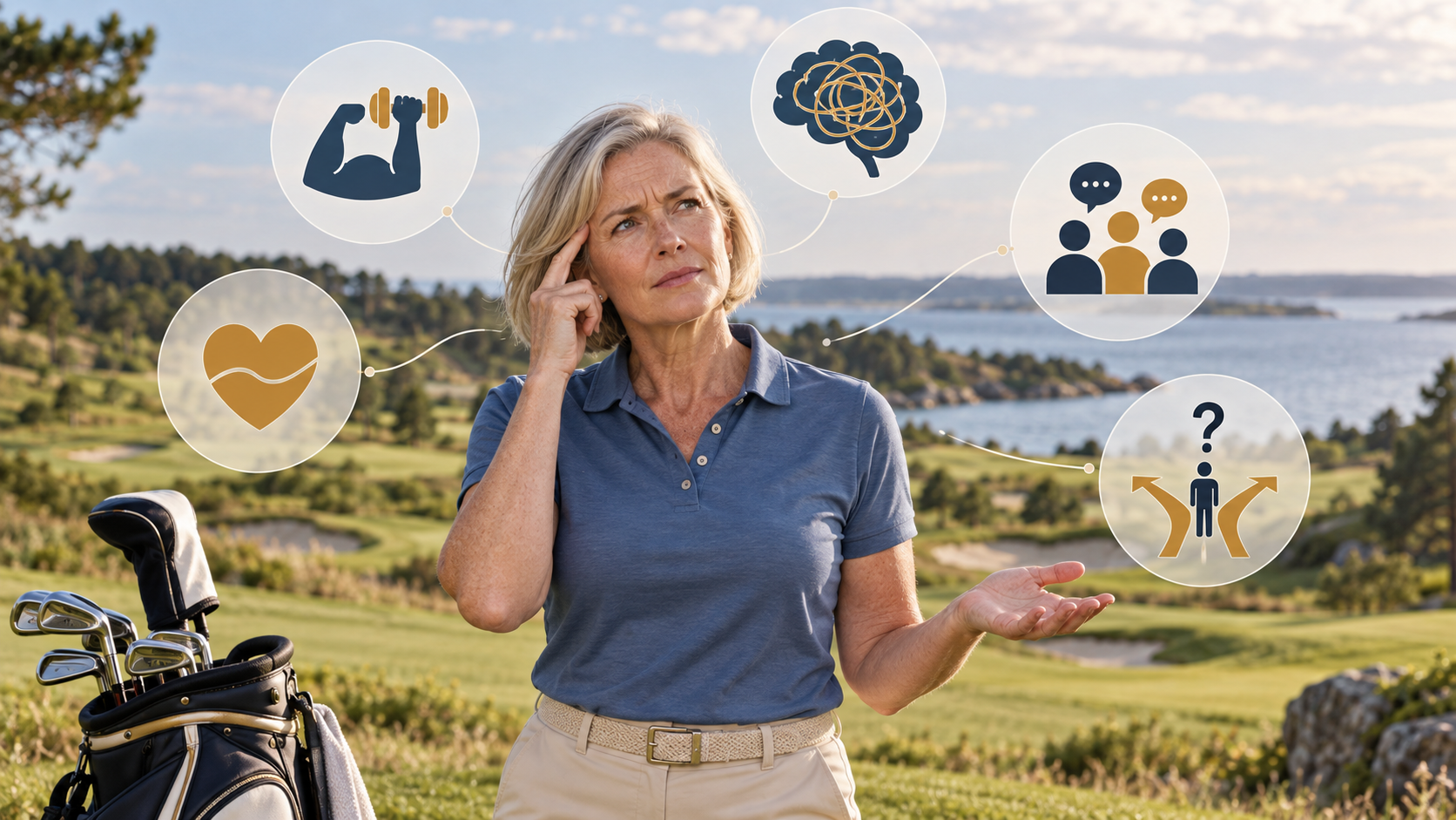 golf relateret stress golf performance golf restitution
