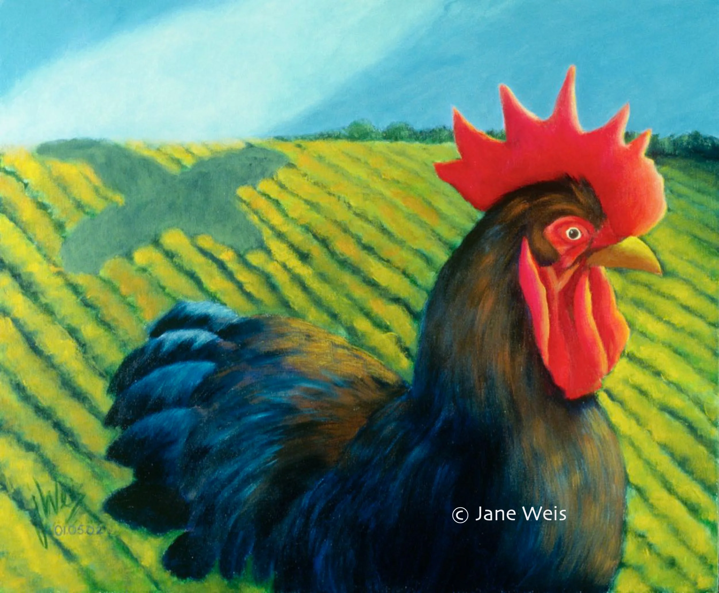   THE DOWNSIDE OF PEST CONTROL (oil) 25”x30”  Original Available 