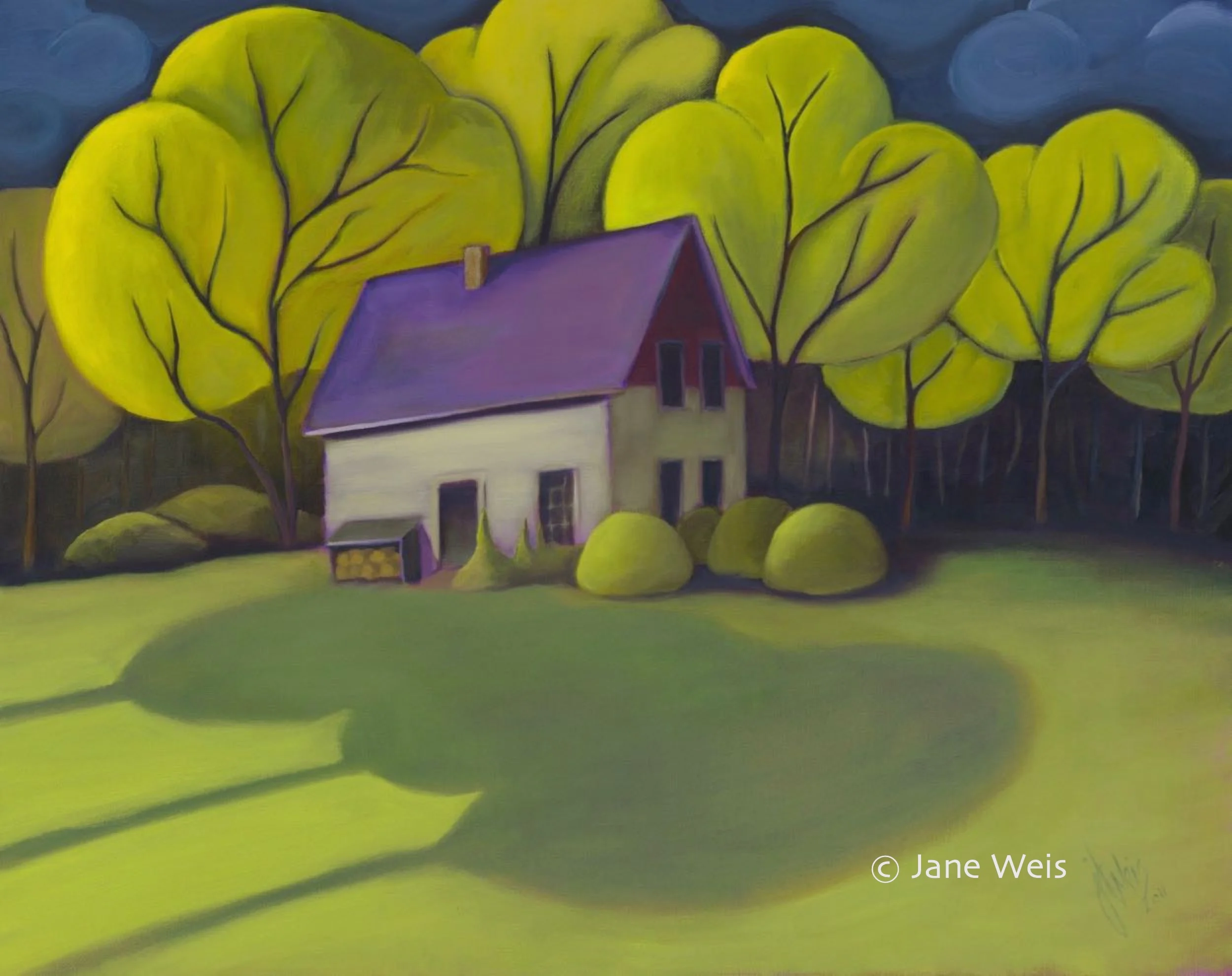 END OF THE DAY (oil) 24”X30” Original Available