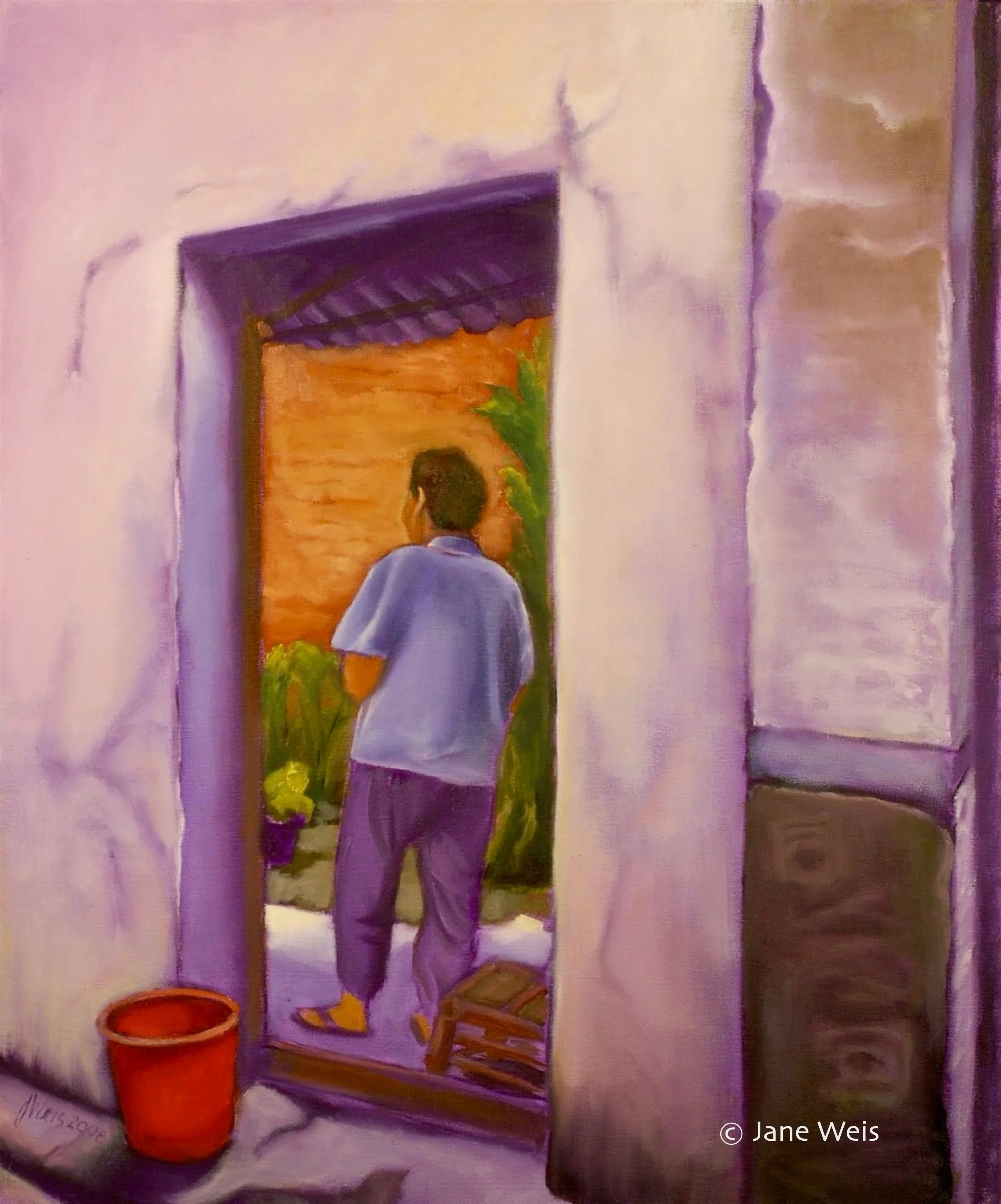 WU TOWN (oil) 24”x20” Original Available