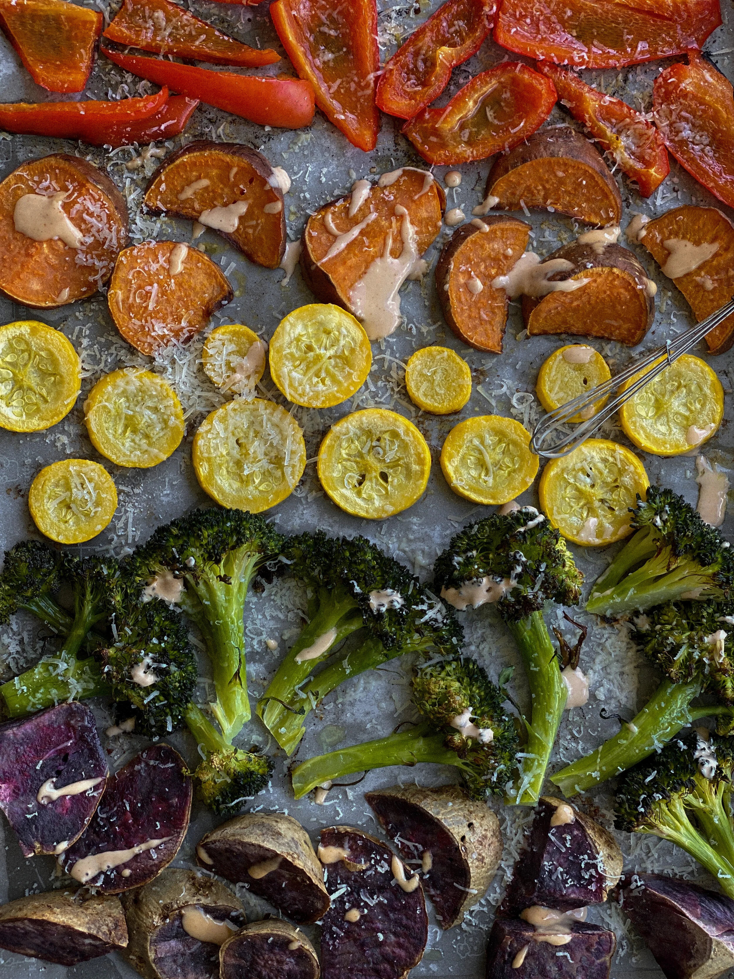 Rainbow Roasted Veggie Tray