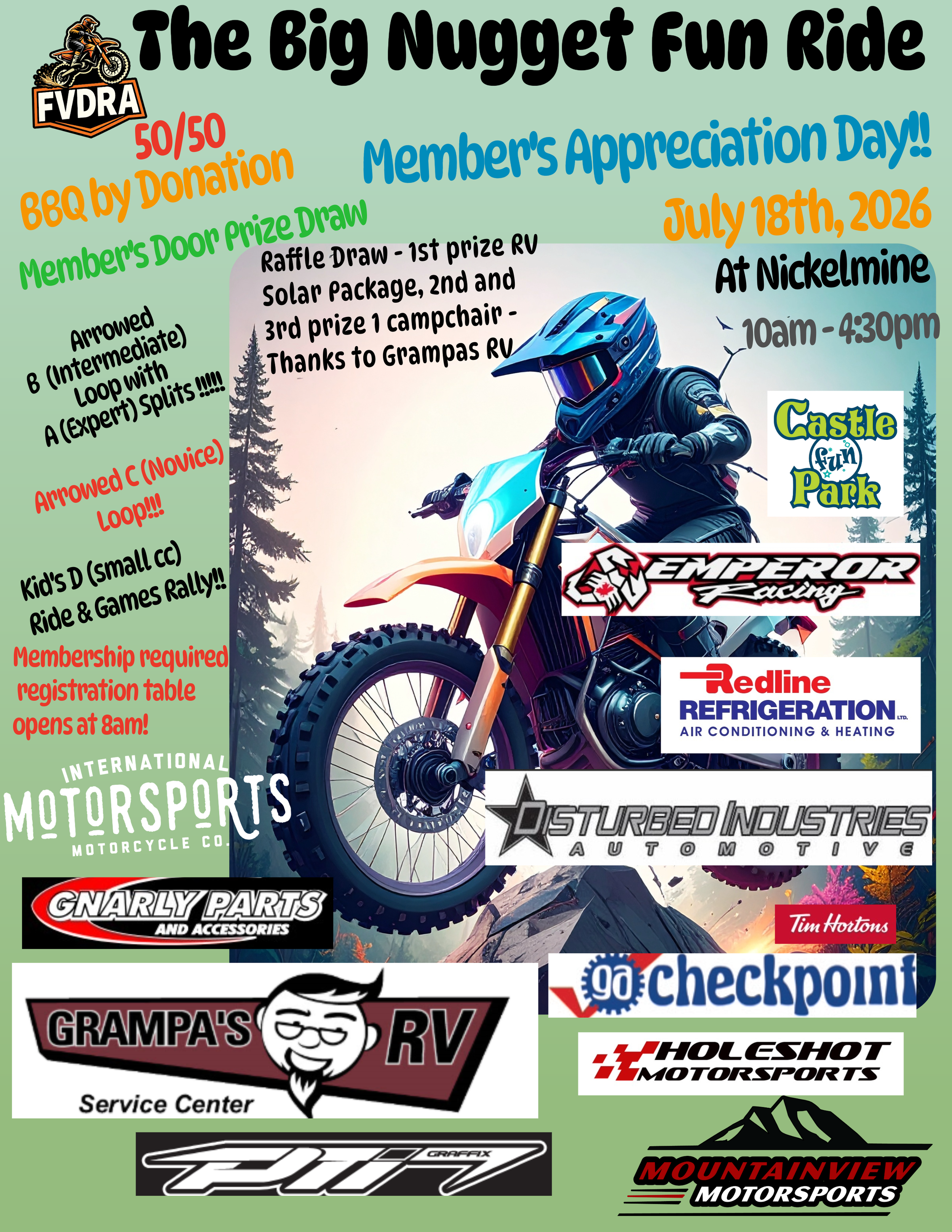 The Big Nugget Fun Ride - July 18th, 2026