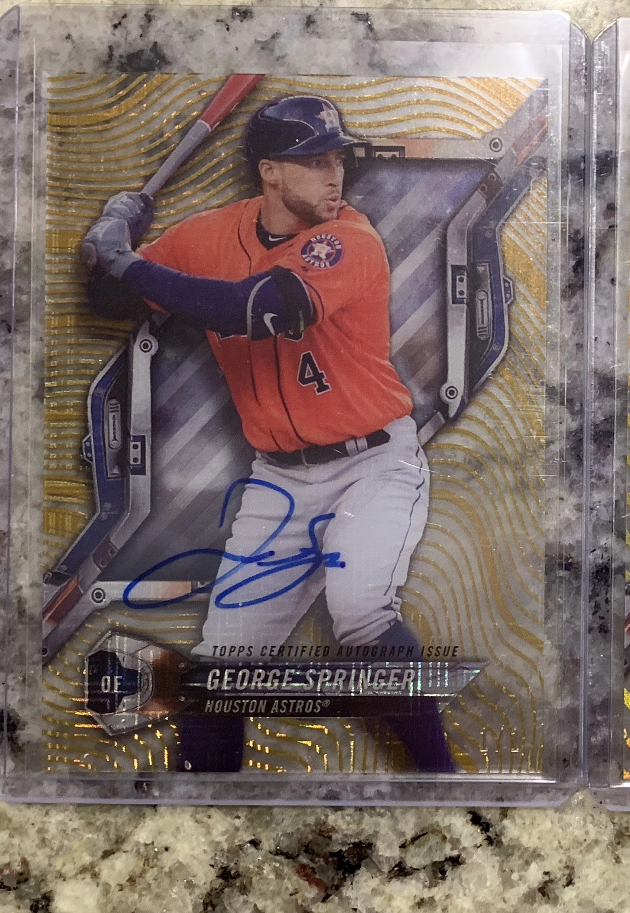 2018 Topps High Tek George Springer Superfractor Auto 1/1