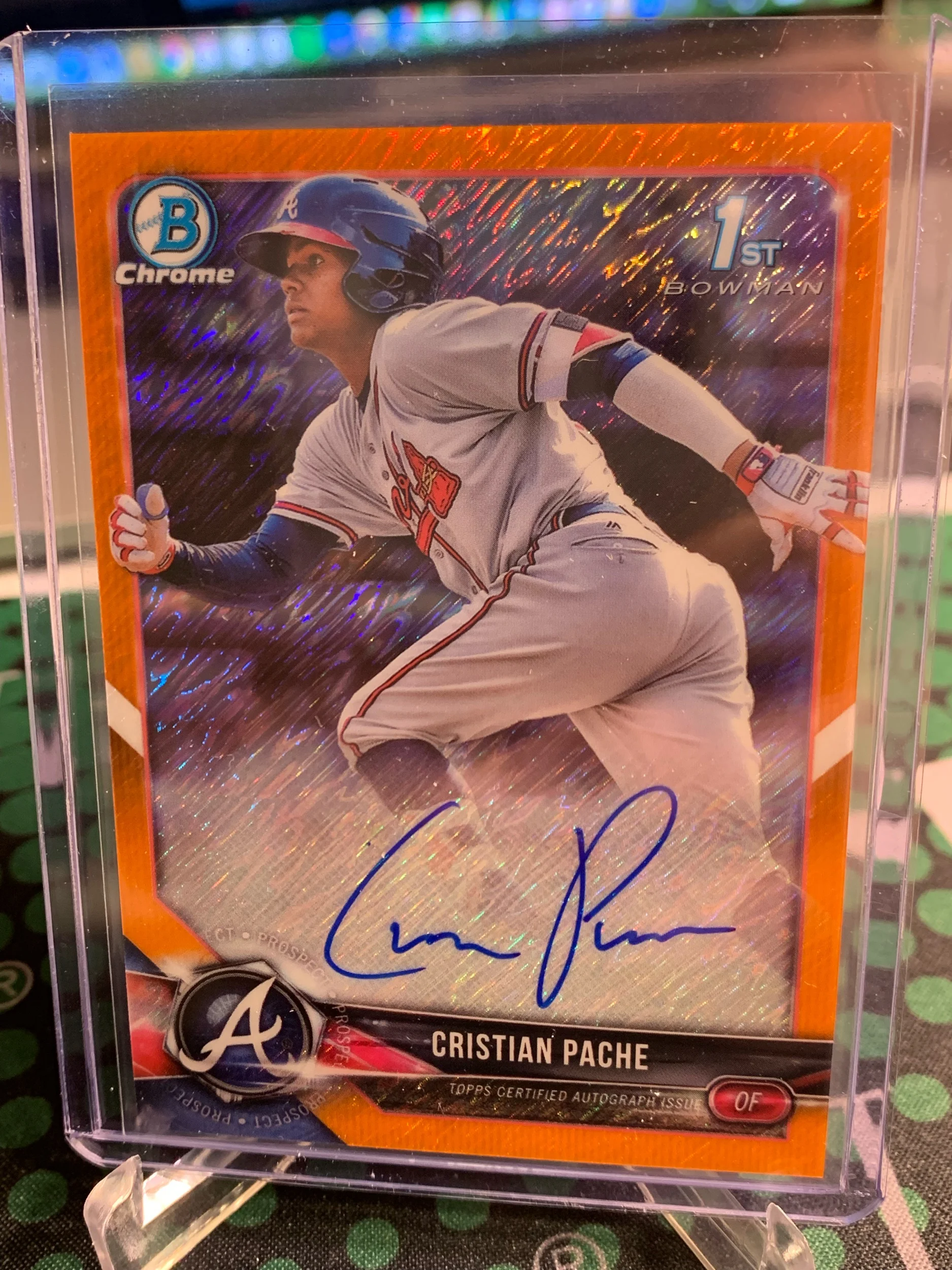 Pache Orange Shimmer 1st Bowman Auto
