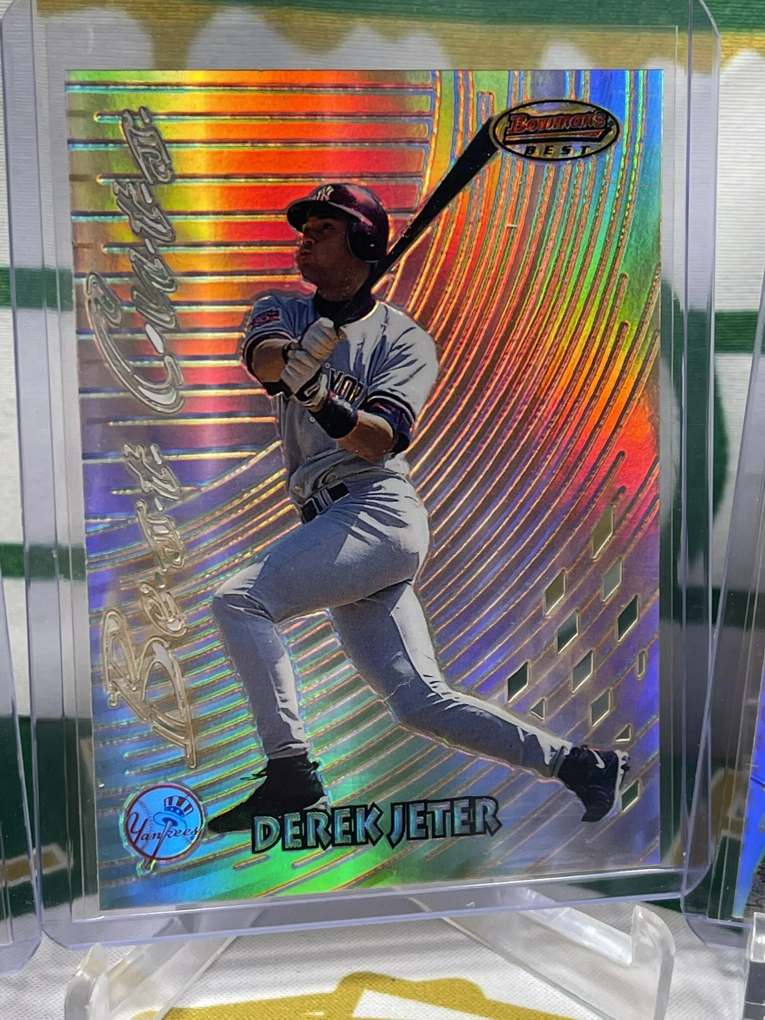 Jeter 1998 Bowman's Best Die Cut