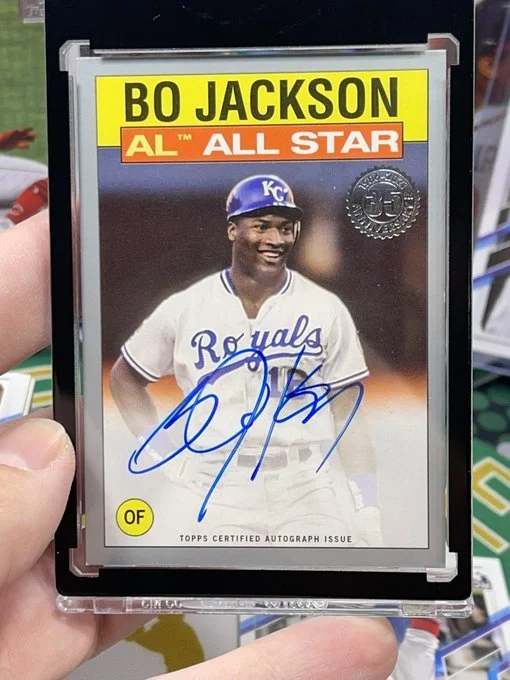 Bo Jackson 1/1 Auto!