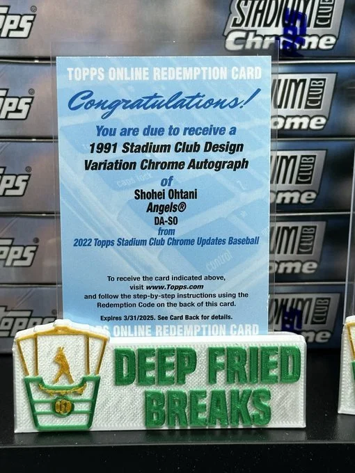 Ohtani Stadium Club Chrome 1991 Auto /15!