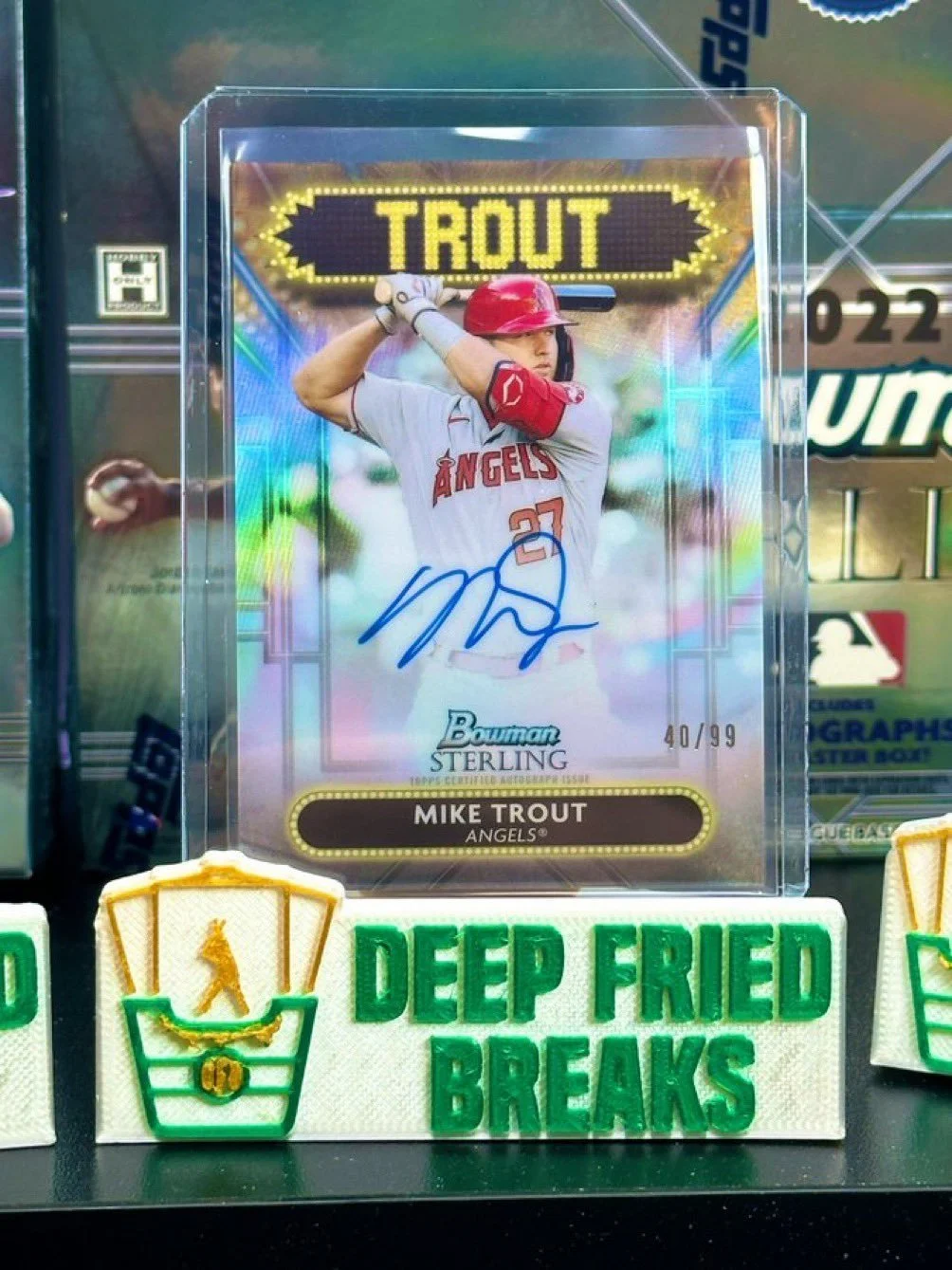 Mike Trout Bowman Sterling Auto /99!