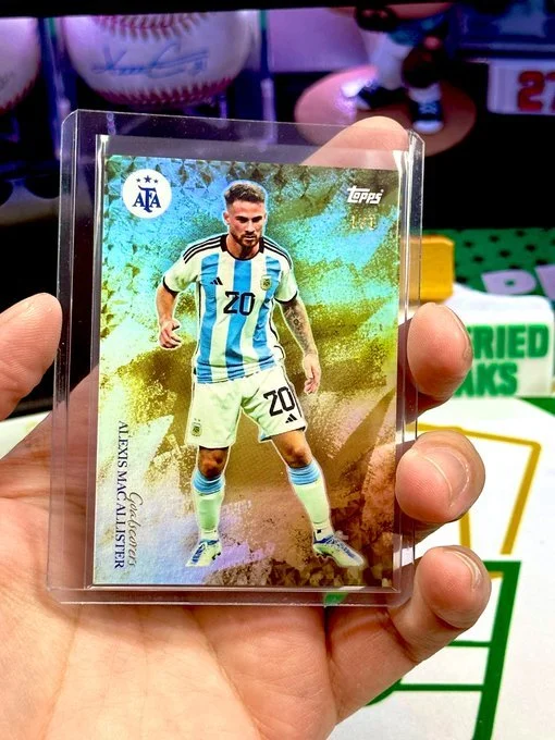Alexis MacAllister GOLD 1/1 Argentina WC Set!