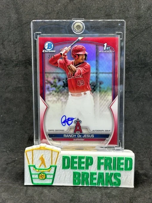 Randy De Jesus RED 1st Bowman Auto /5!