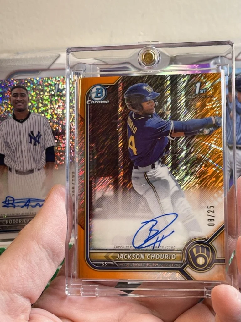 Chourio Orange Shimmer 1st Auto /25!