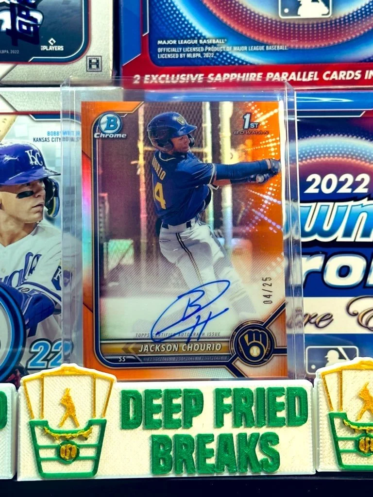 Chourio TRUE ORANGE /25 1st Auto!