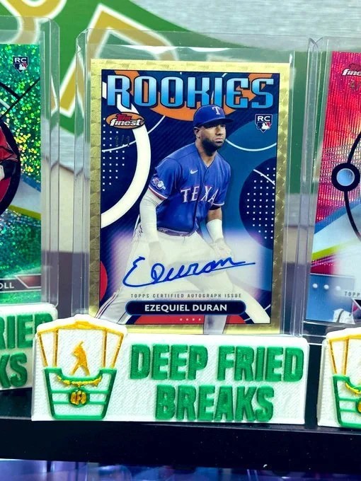 Zeke Duran 2023 Finest Rookies Insert Auto 1/1!
