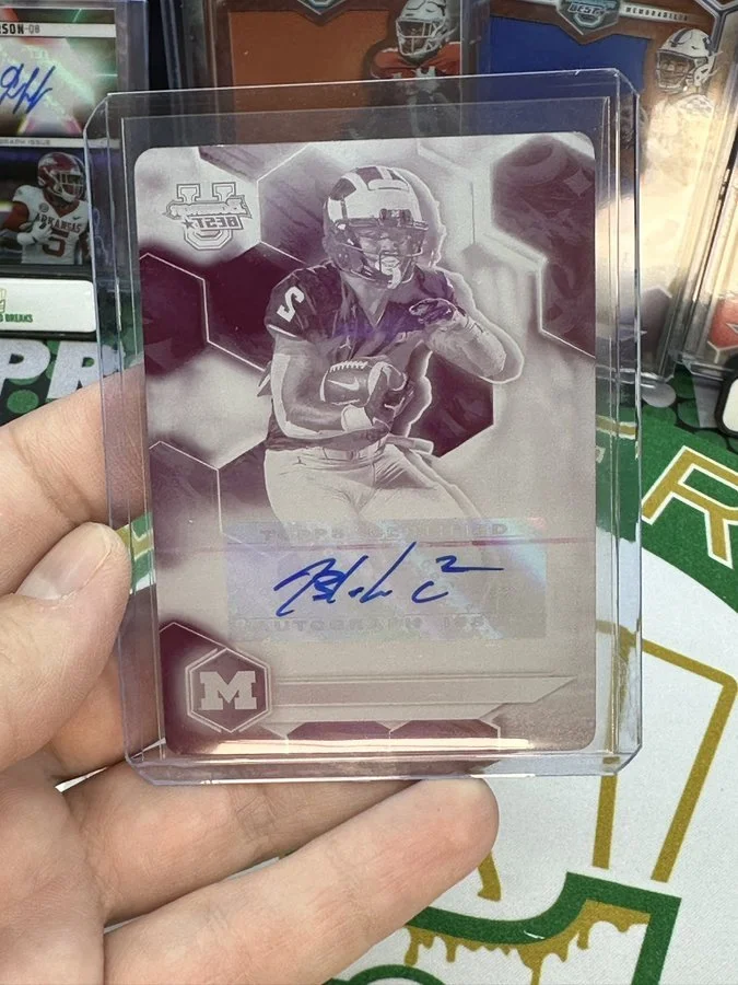 Blake Corum Plate Auto 1/1