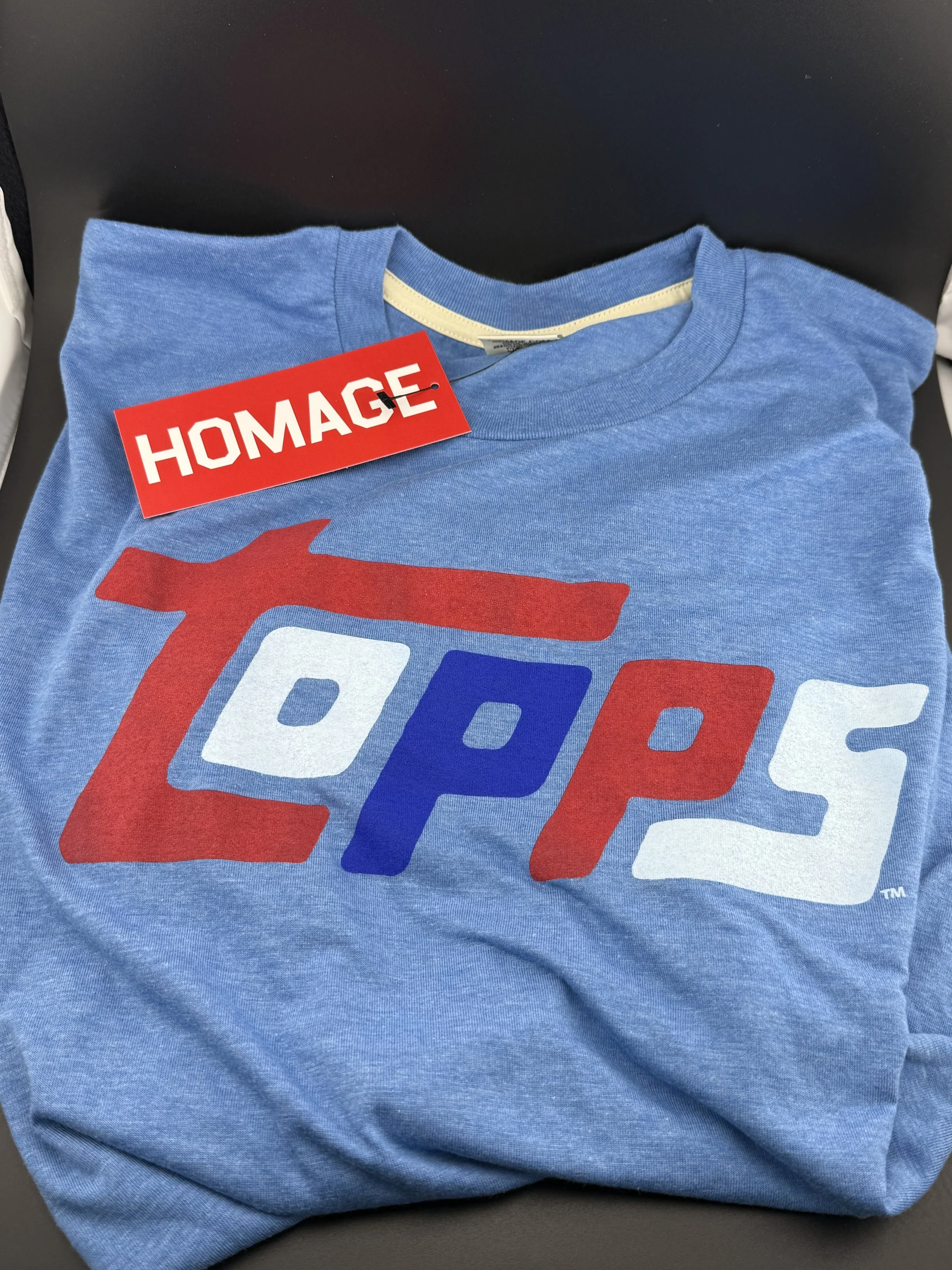 Topps x Homage - 1981 Logo Light Blue T-Shirt!