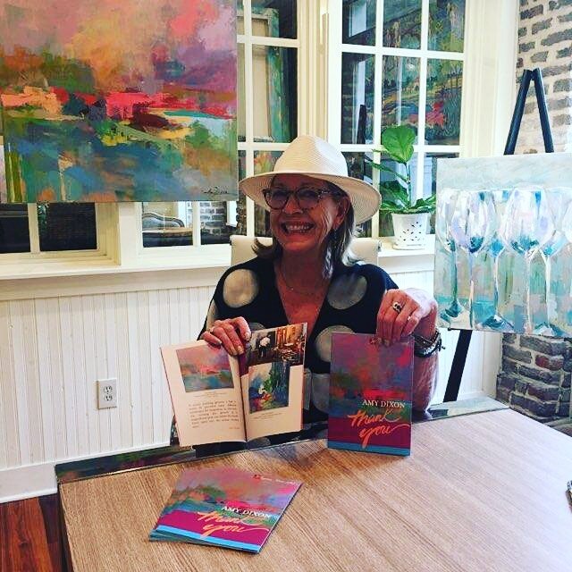 So excited to see my show hanging in this beautiful new space in Charleston. Historic building &amp; I love the modern art on the centuries old brick!! Virtual show @haganfineart OR&hellip;.schedule a personal appointment!