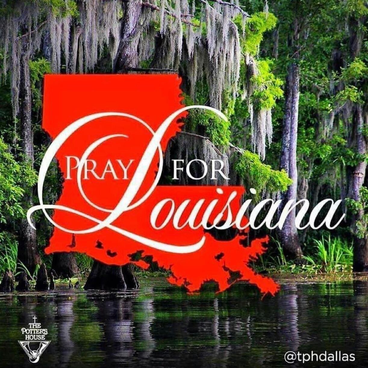 &ldquo;Borrowed&rdquo; this from Louisiana/Colorado pal. Yes, I am from Louisiana. Yes, I went to college in New Orleans. Yes, I have family and friends there. Praying for the beauty of this state! ❤️🙏❤️