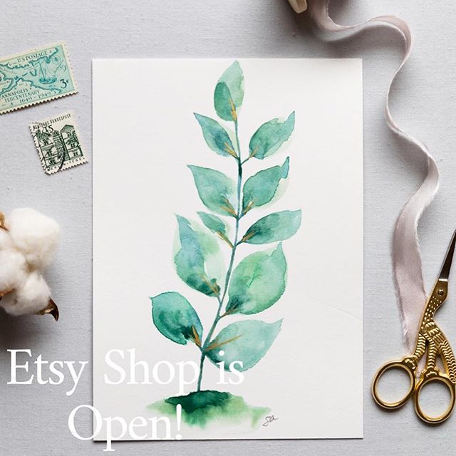 Etsy Shop is Open! 
To check out what&rsquo;s currently in my shop head to www.etsy.com. In the search bar search: SarahAinsworthArt (all one word) or click on my link in profile. 
Etsy is a little weird when it comes to searching for certain shops s