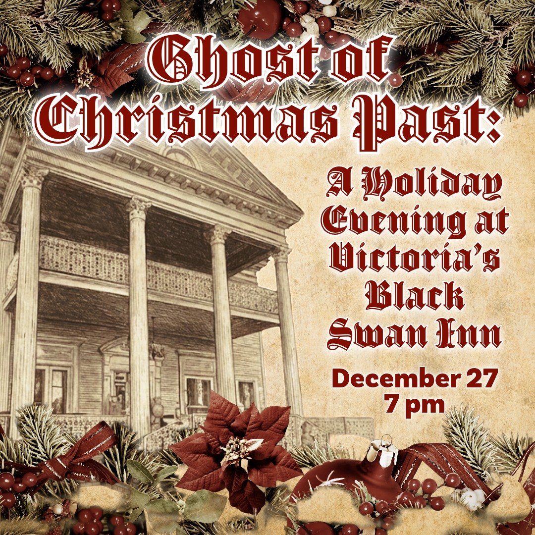 Step back in time for a spooky family-friendly holiday experience at the historic and haunted Victoria's Black Swan Inn. This event blends Victorian elegance, classic winter tales, and local San Antonio history.

✨ Event Includes:
- A Victorian Ghost