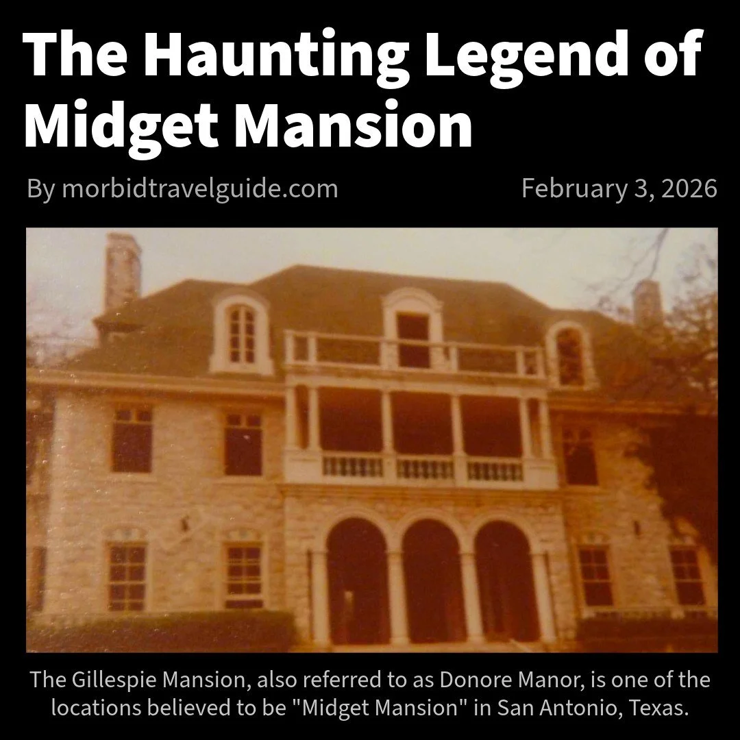 We invite you to explore the legend of Midget Mansion, a San Antonio classic passed down through shared stories and collective memory. In our latest blog, we look at how the legend became tied to the Gillespie Mansion, how its location shifted over t