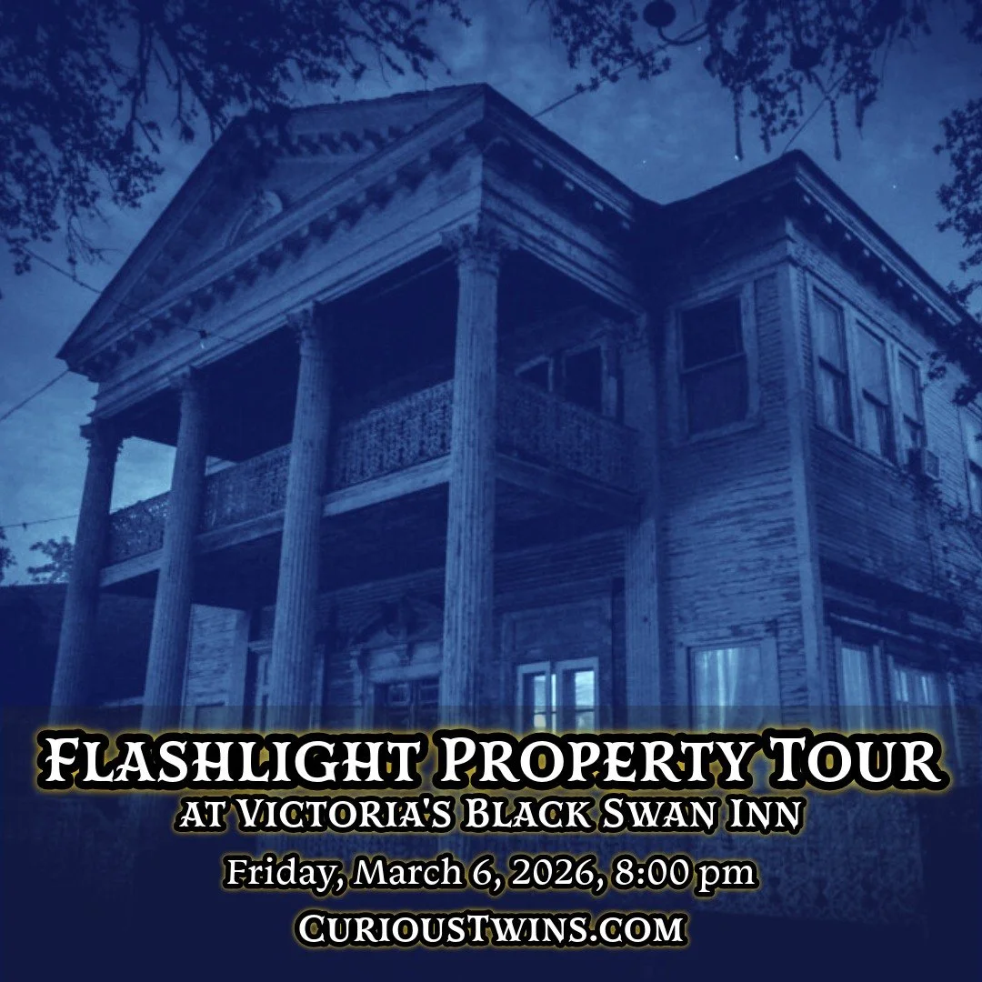 Experience the mystery of Victoria's Black Swan Inn after dark with our new Flashlight Property Tour. This 90-minute evening exploration allows you to step inside the historic mansion and roam the grounds while hearing the deep-rooted history and gho