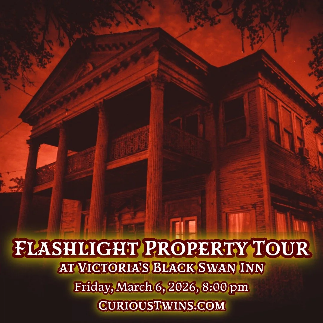Experience the mystery of Victoria's Black Swan Inn after dark with our new Flashlight Property Tour. This 90-minute evening exploration allows you to step inside the historic mansion and roam the grounds while hearing the deep-rooted history and gho